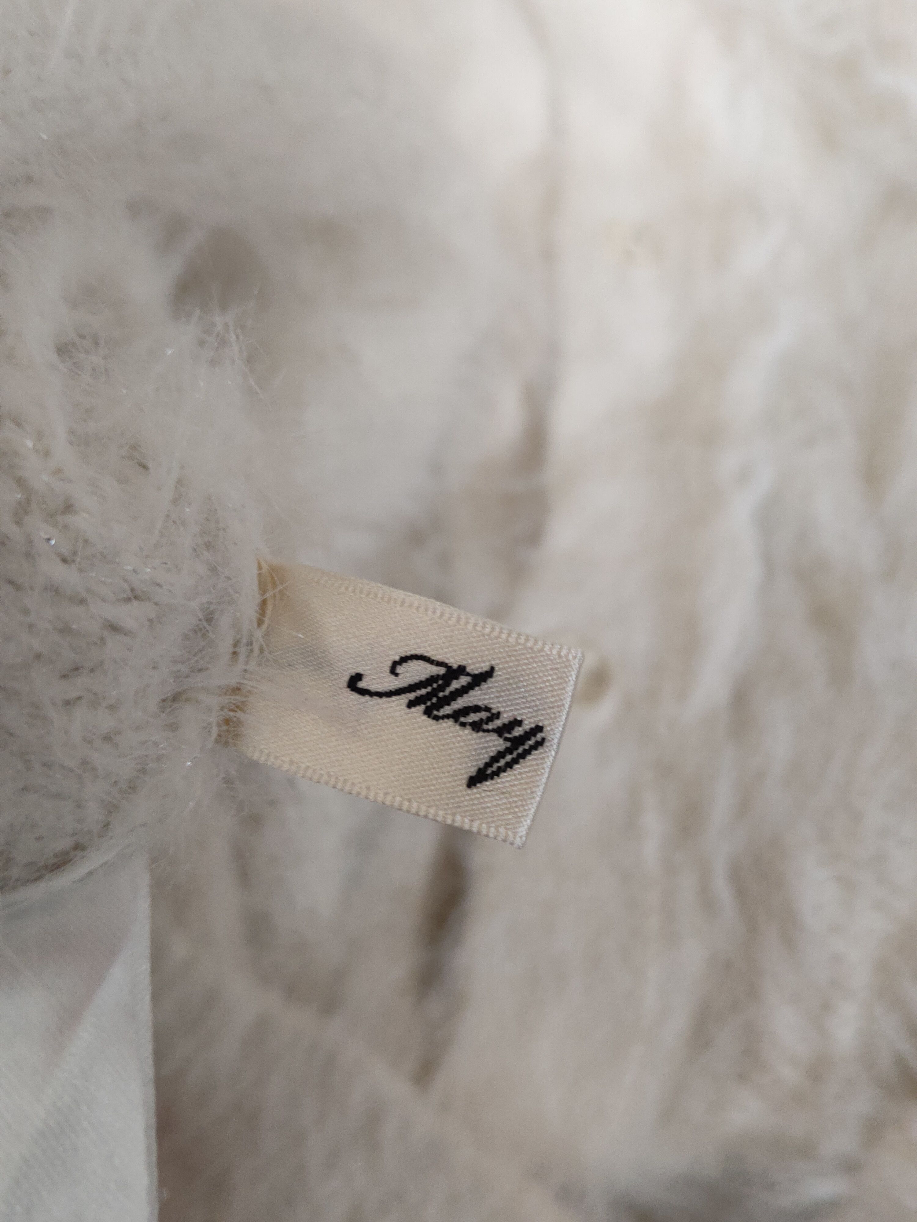 Homespun Knitwear × Japanese Brand May Pretty White Shag Shaggy Fur Mohair Knitwear #S1963 Size XS / US 0-2 / IT 36-38 - 13 Thumbnail
