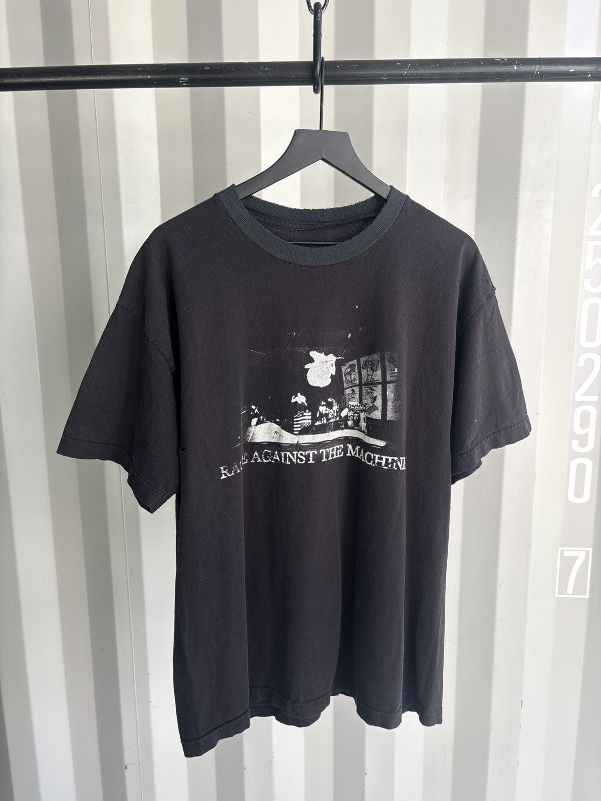 Band Tees Rage Against The Machine Thrashed Distressed Shirt GRUNGE Size US XL / EU 56 / 4 - 1 Thumbnail