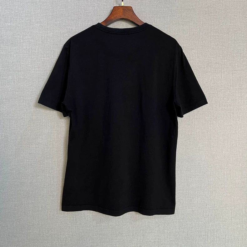 Louis Vuitton Louis Vuitton Black Embroidered Logo TShirt-2506 Size US L / EU 52-54 / 3 - 2 Thumbnail