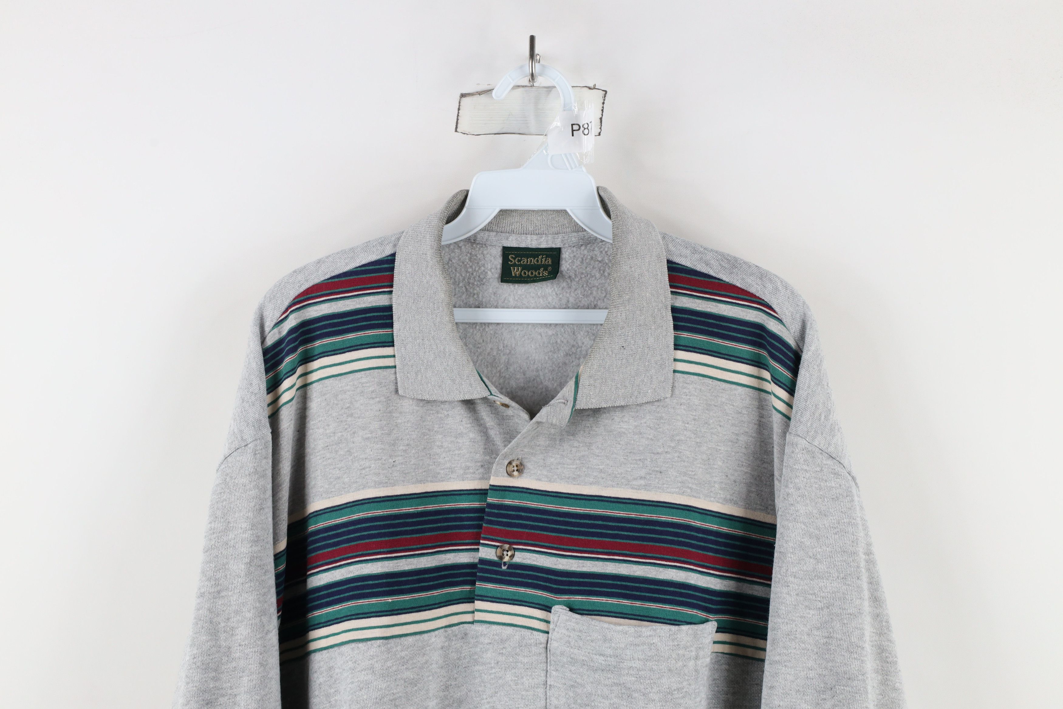 Vintage Vintage 90s Streetwear Pullover Long Sleeve Sweatshirt Size US XXL / EU 58 / 5 - 2 Thumbnail