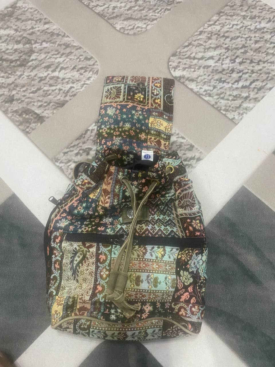 Japanese Brand JAPAN LUGGAGE ASSOCIATION SAKROOT TRIBAL BOHO BAG Size ONE SIZE - 6 Thumbnail