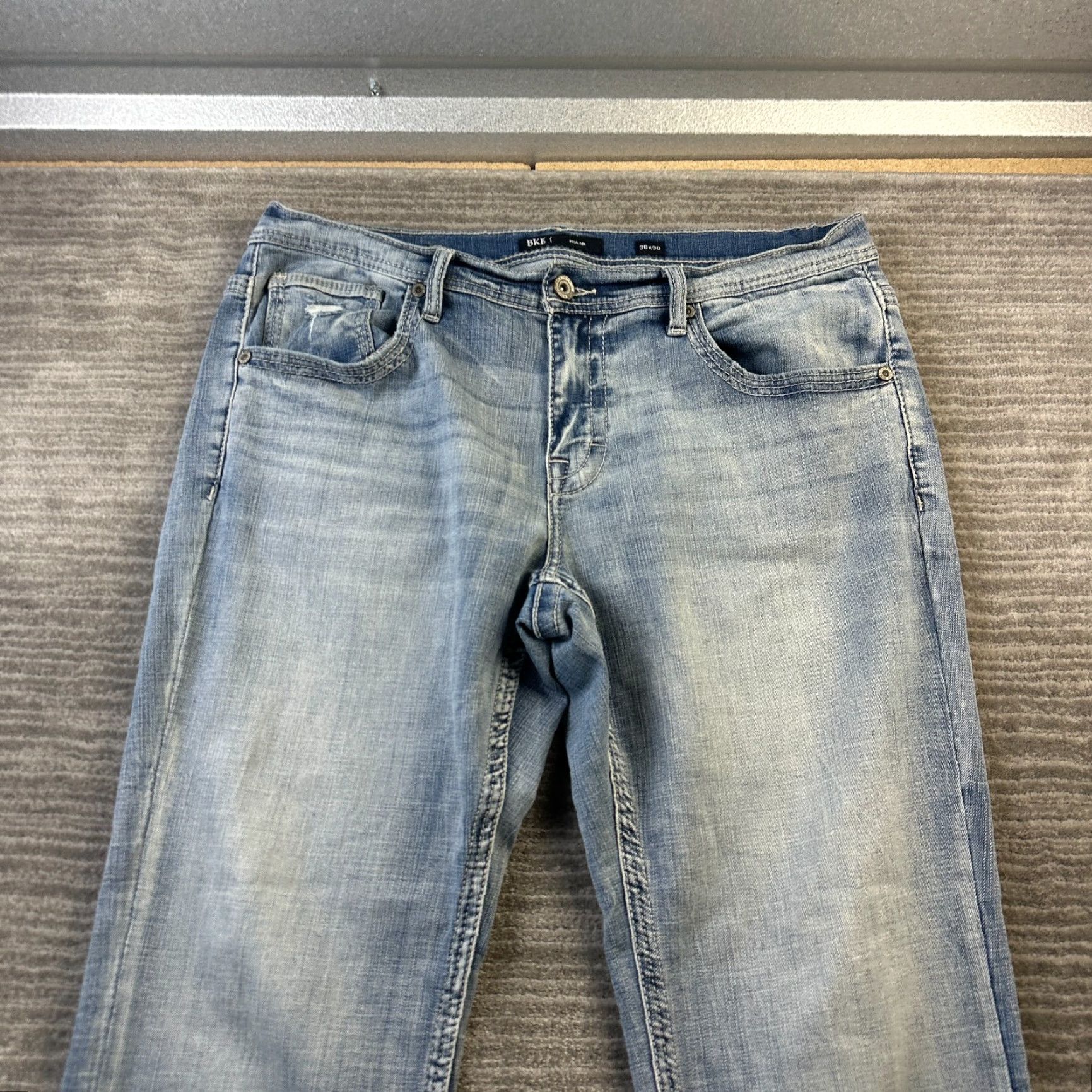 Vintage BKE Jeans Mens 36 Nolan Blue Denim Ranchwear Cowboy Rodeo Size US 36 / EU 52 - 3 Thumbnail