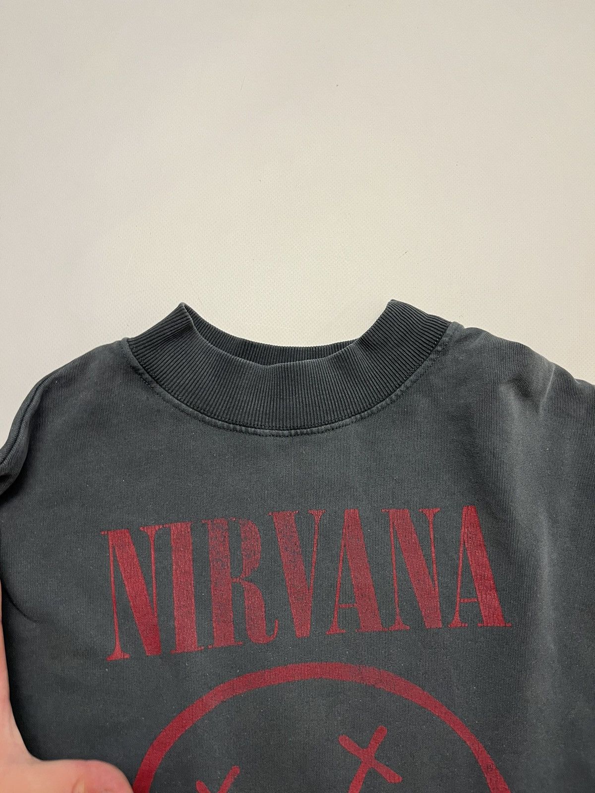 Nirvana Vintage Nirvana Washed Oversized Sweatshirt Size US M / EU 48-50 / 2 - 2 Thumbnail
