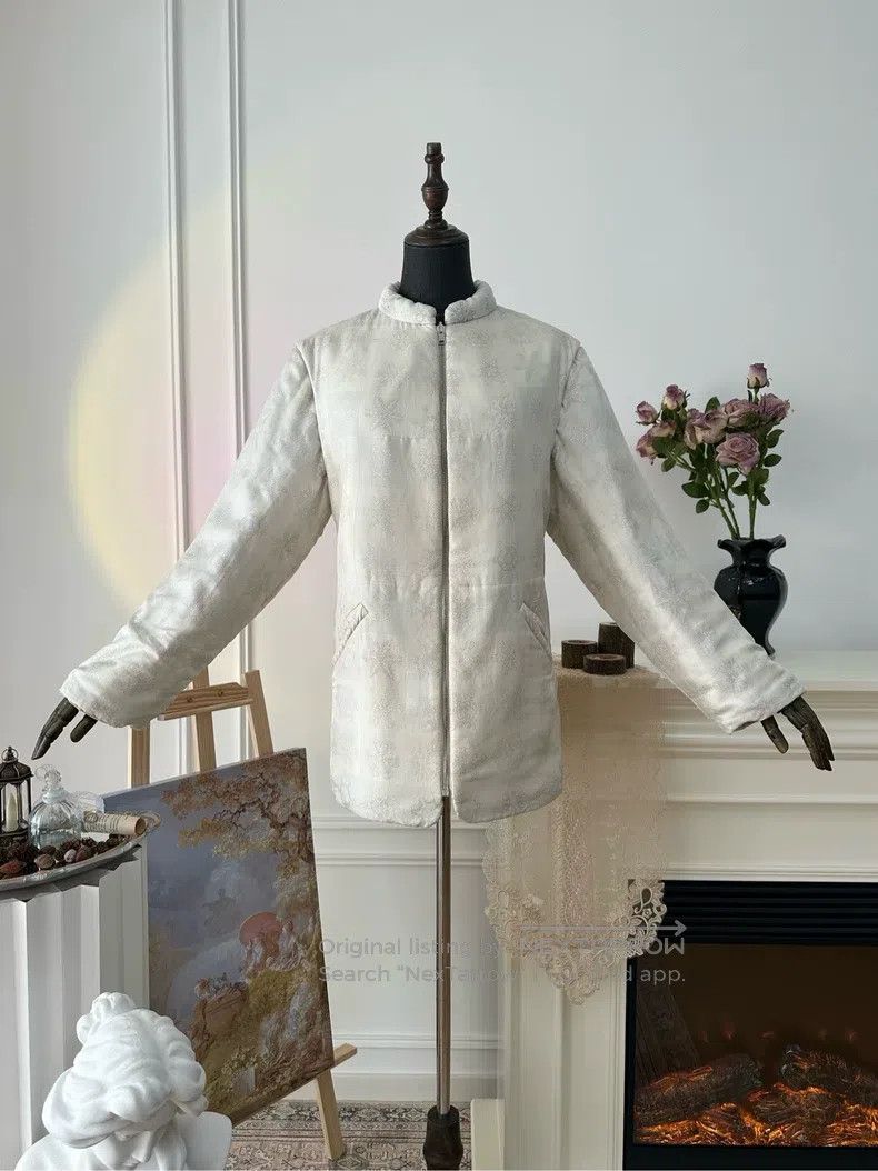 Hermes Hermes Detachable real silk double-sided coat, women's, tw Size M / US 6-8 / IT 42-44 - 1 Thumbnail