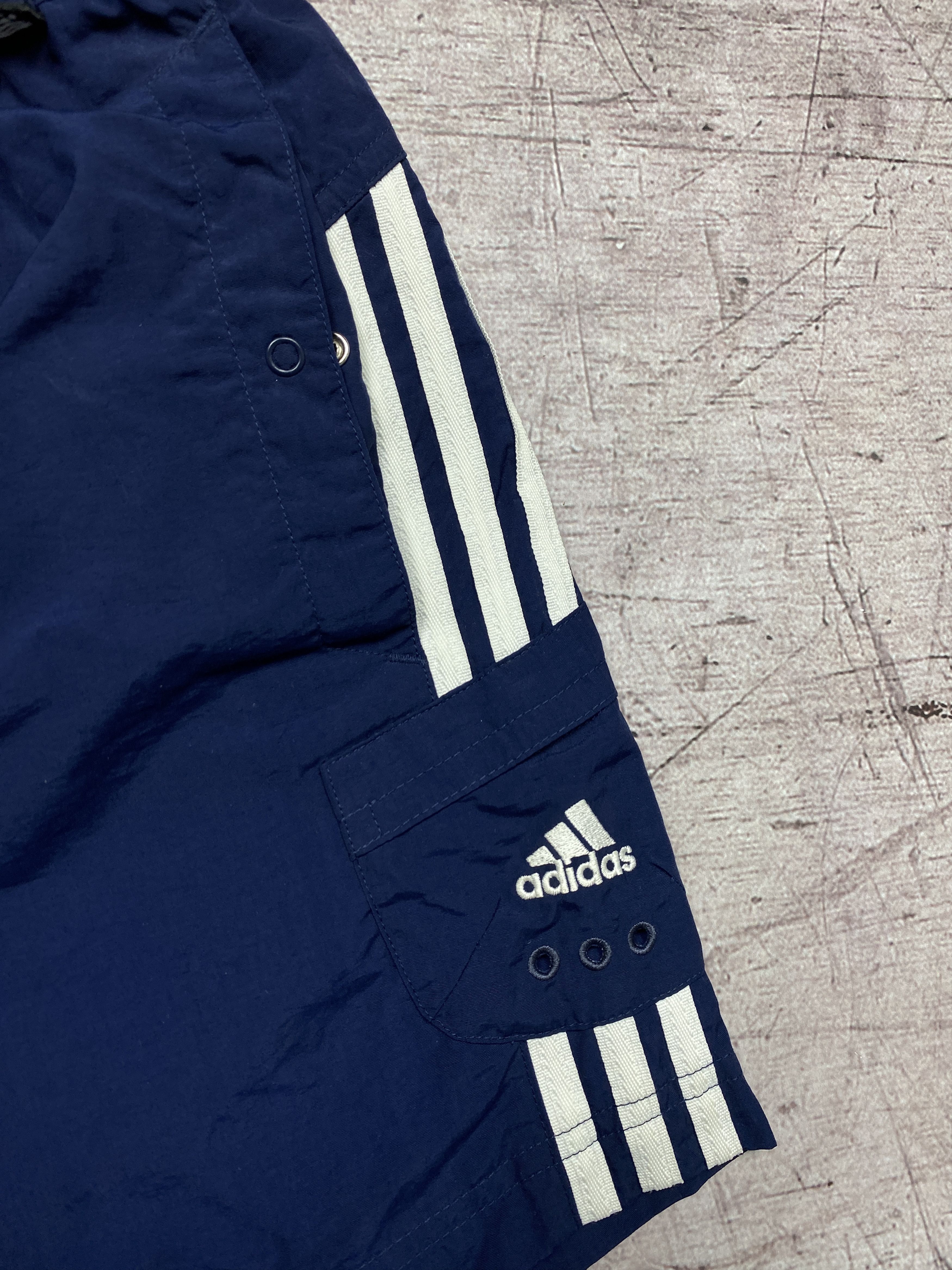 Adidas × Vintage Adidas Vintage Mens Nylon Shorts Size US 28 / EU 44 - 3 Thumbnail