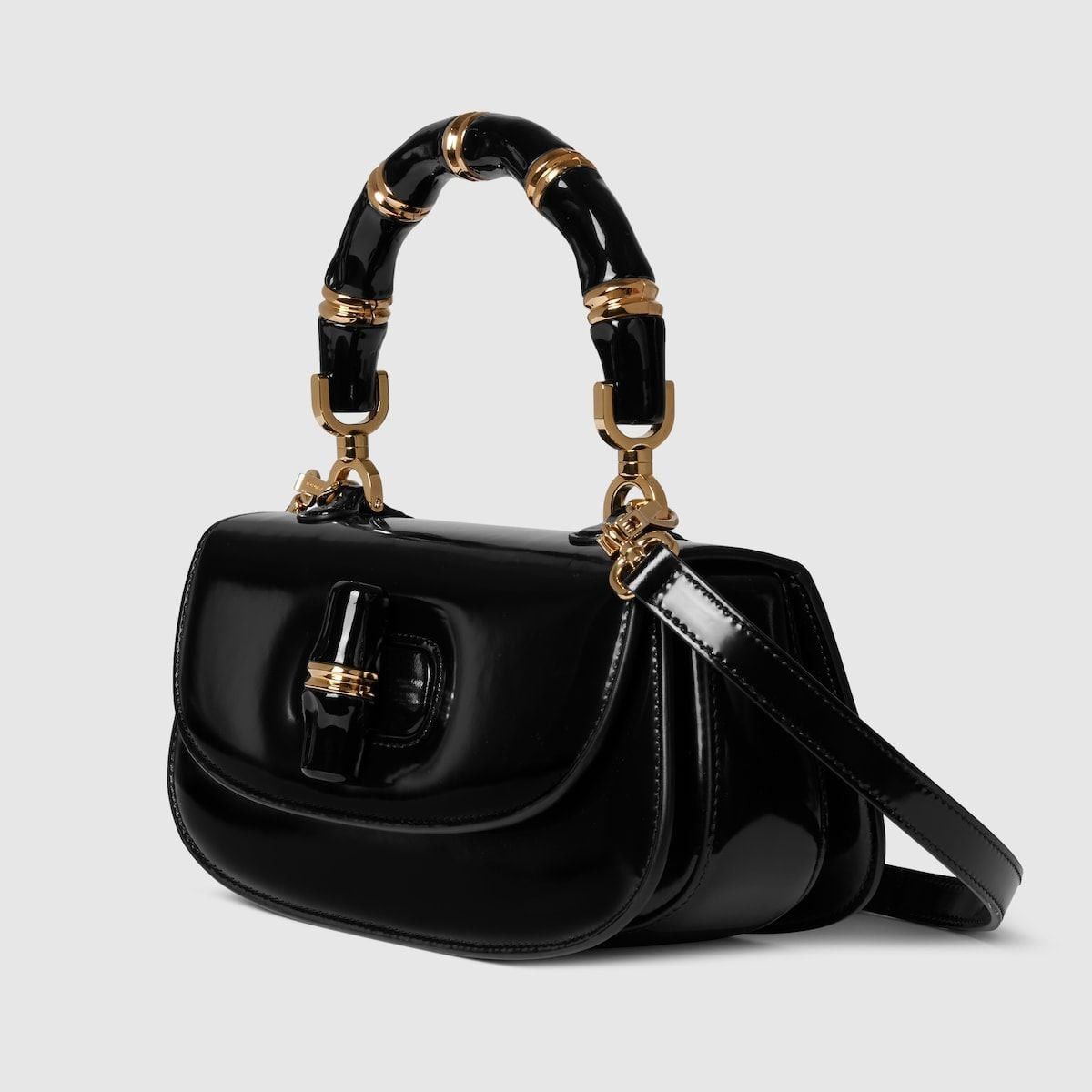 Gucci o1la5ras0526 Size: OS / Bamboo Diva Medium Bag in Black Size ONE SIZE - 4 Thumbnail