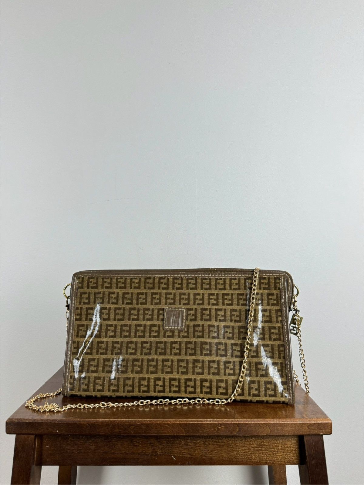 Fendi Shoulder leather bag Fendi FF monogram original rare item Size ONE SIZE - 4 Thumbnail