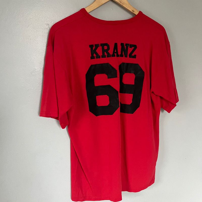 Designer BOMARK Men's Red Short-Sleeve Henley T-Shirt Large Size US S / EU 44-46 / 1 - 4 Thumbnail