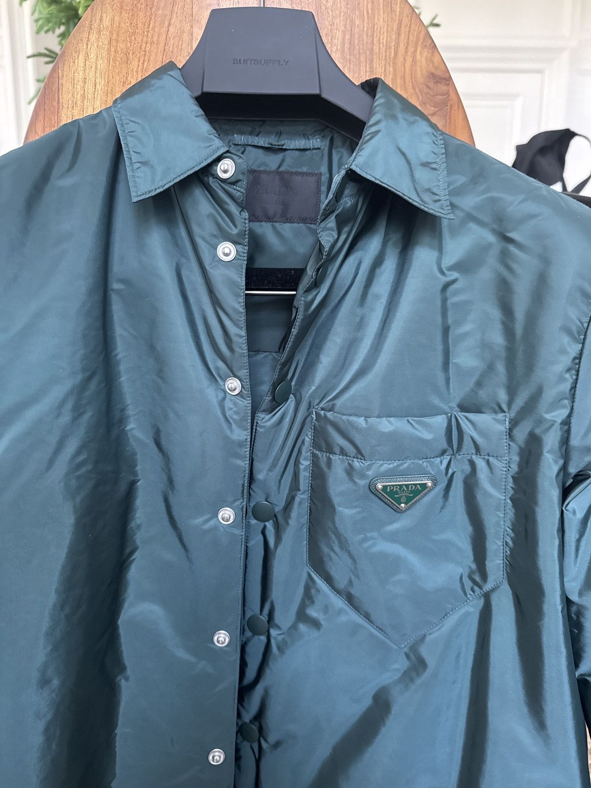 Prada Green Prada Jacket - Nylon Piuma Size US M / EU 48-50 / 2 - 6 Thumbnail