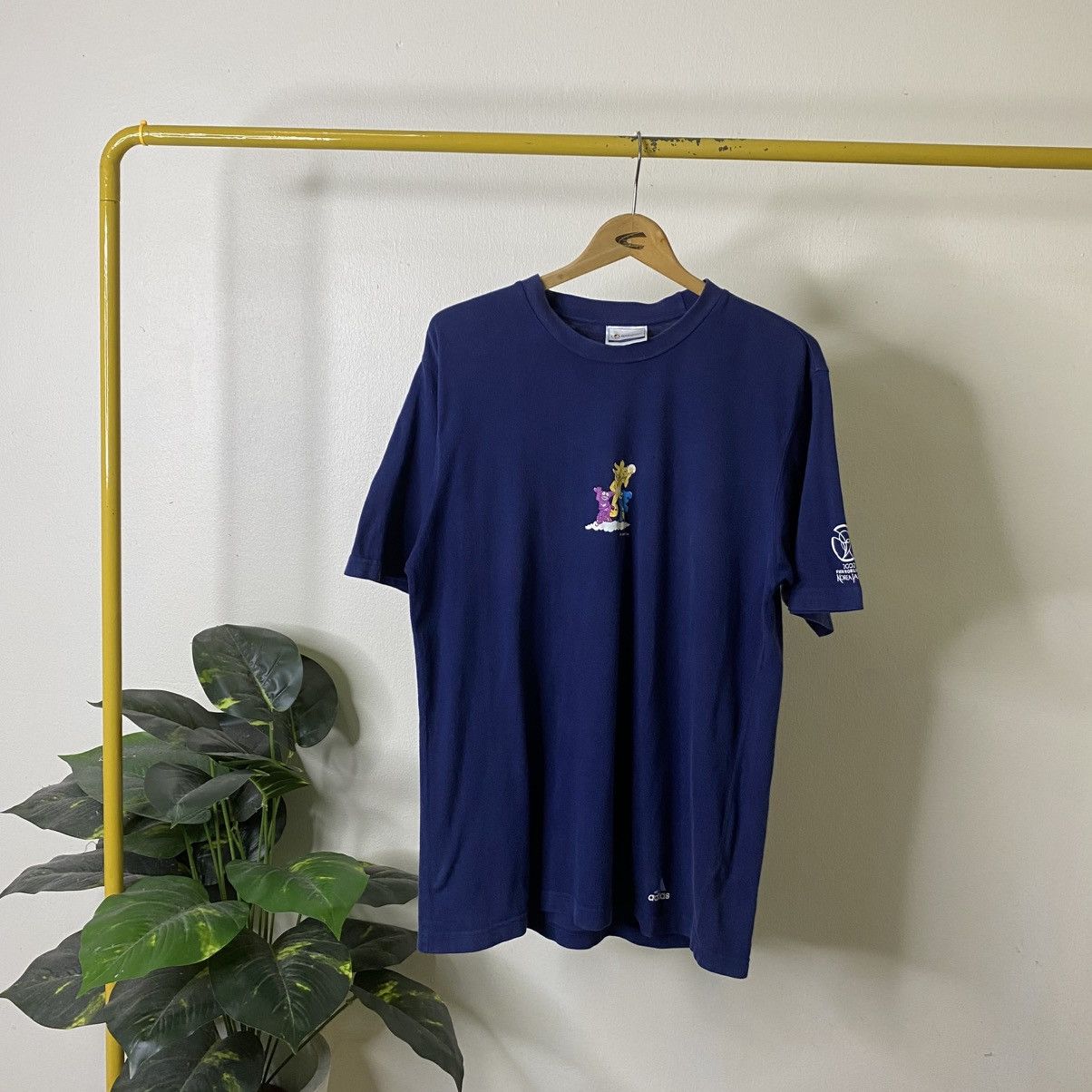 Adidas Vintage 2002 Fifa World Cup Korea Japan Promo T Shirt Size US L / EU 52-54 / 3 - 1 Thumbnail