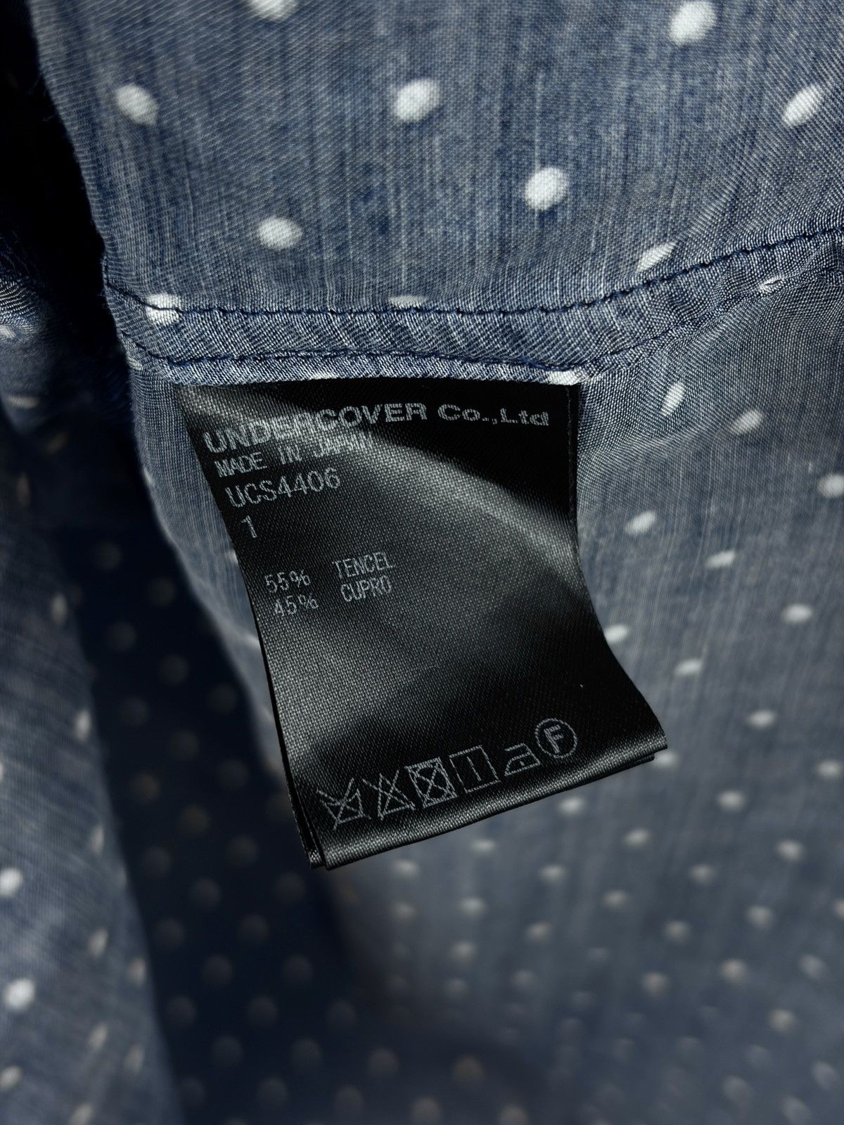 Undercover SS17 Undercover Improvisation Concepts Button Up Shirt Navy Size US S / EU 44-46 / 1 - 6 Thumbnail
