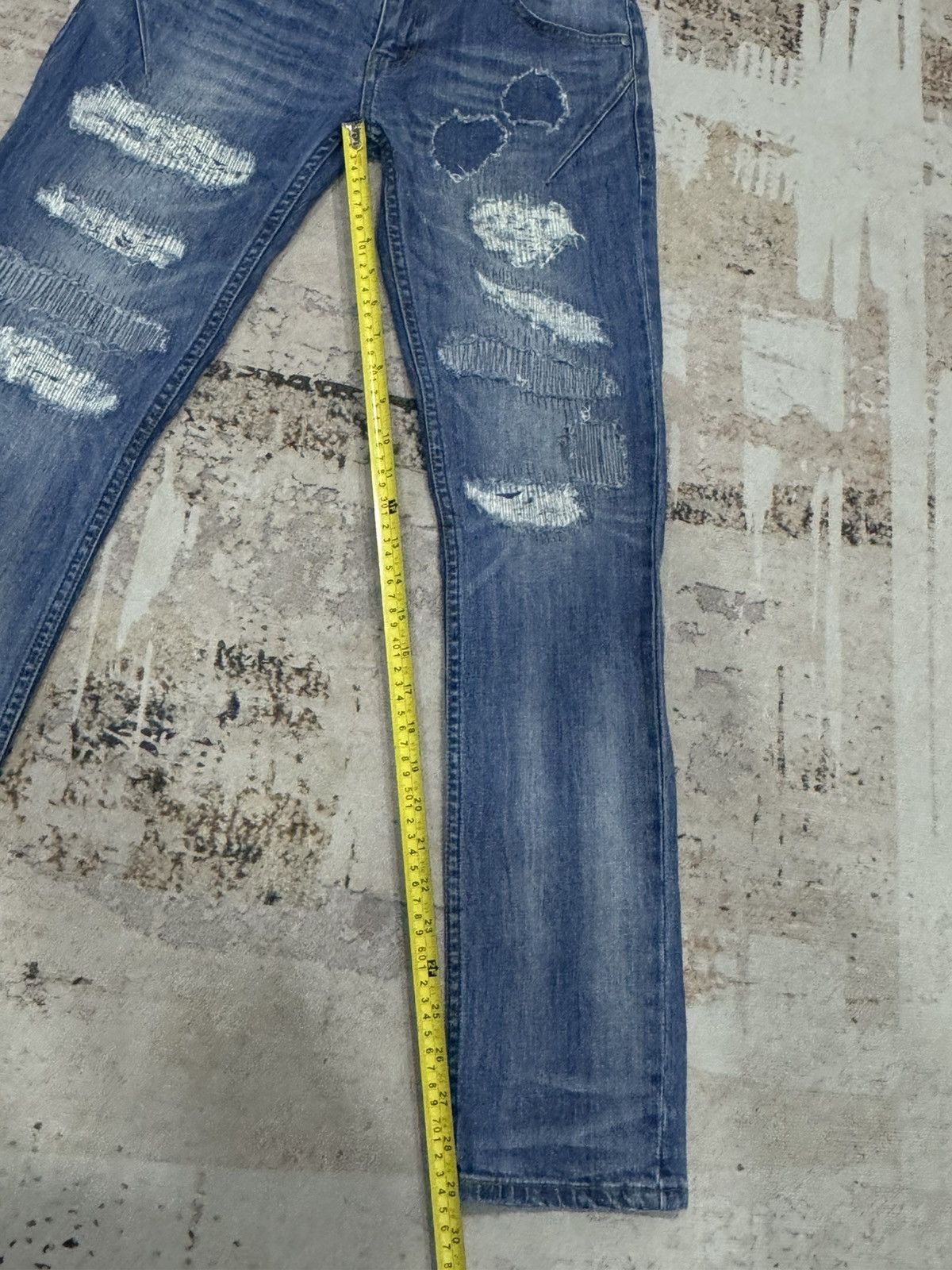 Japanese Brand NumberNine X Nano universe distress denim jeans Size US 30 / EU 46 - 12 Thumbnail