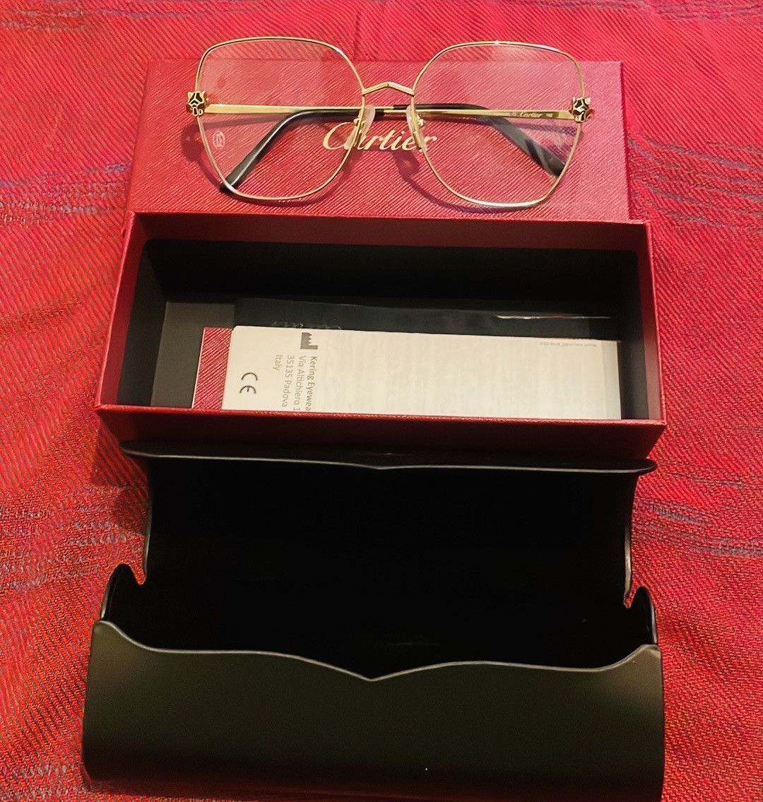 Cartier Cartier C Décor CT00920 Rimless Sunglasses - Gold Size ONE SIZE - 7 Thumbnail