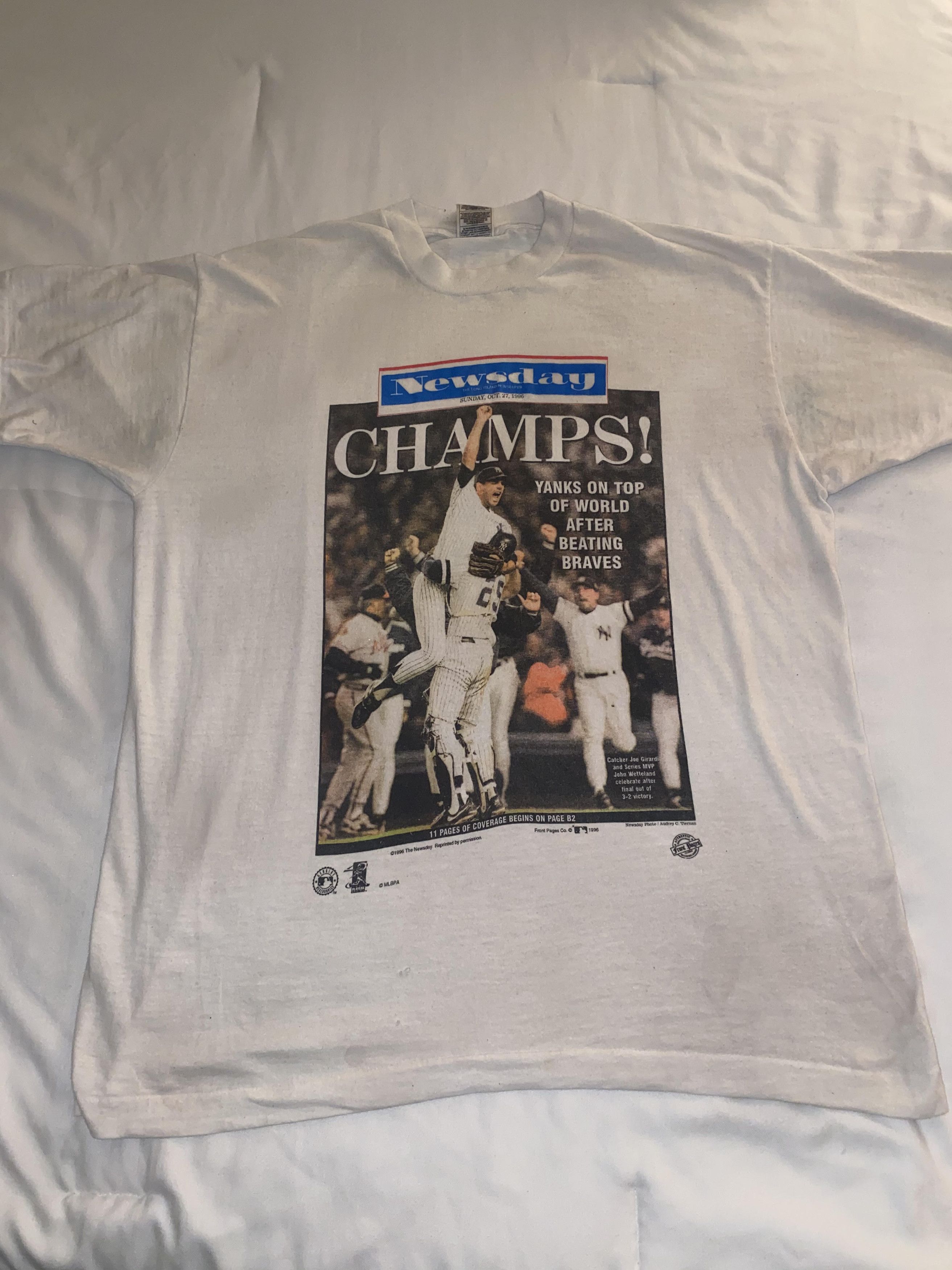 Hanes Newsday New York Yankees 1996 World Series Size US L / EU 52-54 / 3 - 1 Preview