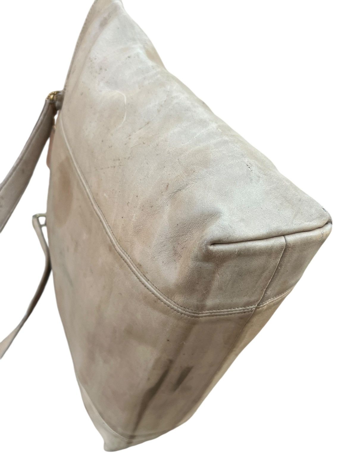 Coach × Leather Vintage 90s COACH Distress Stains Patina Leather Tote Bag Size ONE SIZE - 13 Thumbnail