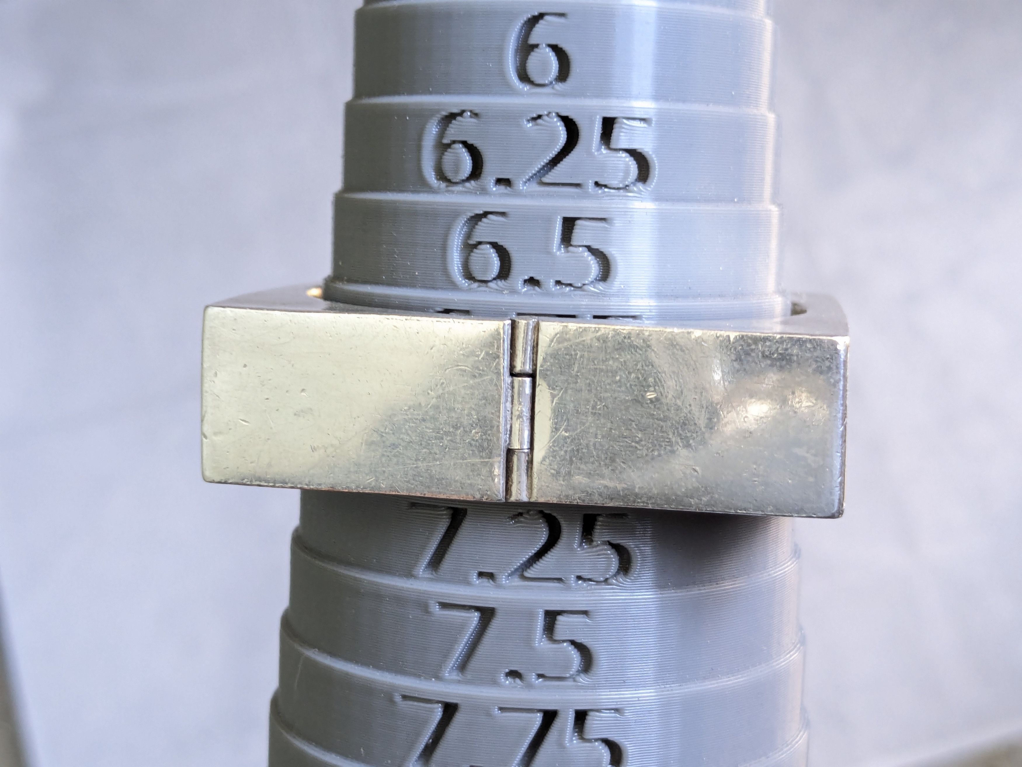 Jewelry Vintage Taxco Sterling Silver Bracelet Square Hollow Bangle Size ONE SIZE - 14 Thumbnail