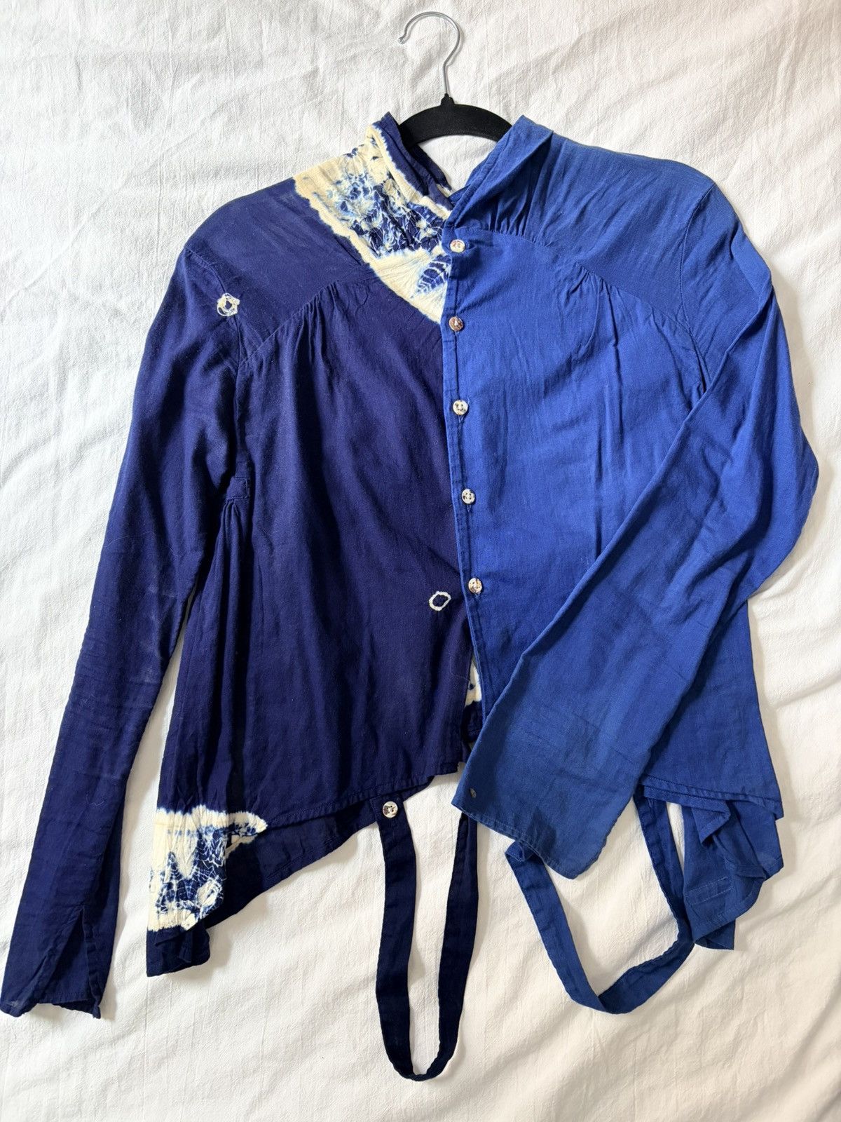 Kapital Kapital Indigo Tye-dyed Shirt Size S / US 4 / IT 40 - 2 Thumbnail