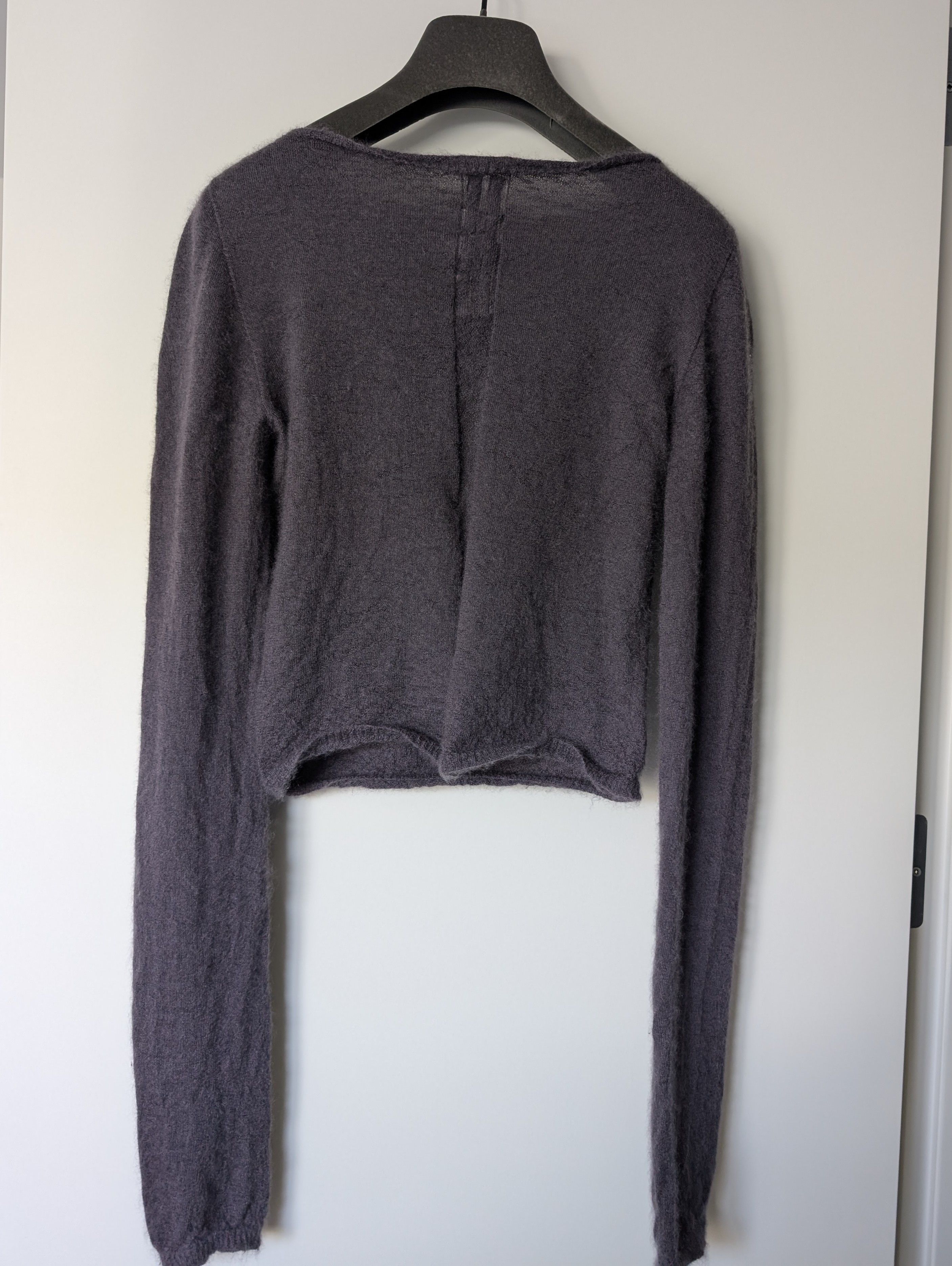 Rick Owens FW21 Runway Column Knit Eggplant Size M / US 6-8 / IT 42-44 - 2 Thumbnail