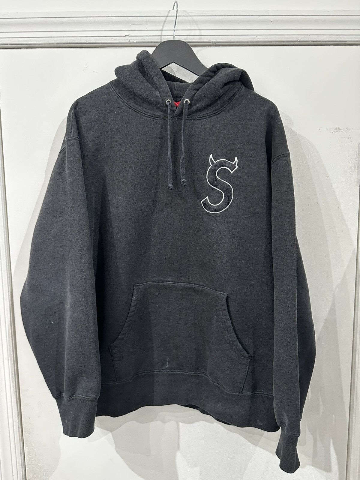 Supreme Supreme S logo devil hoodie | Grailed