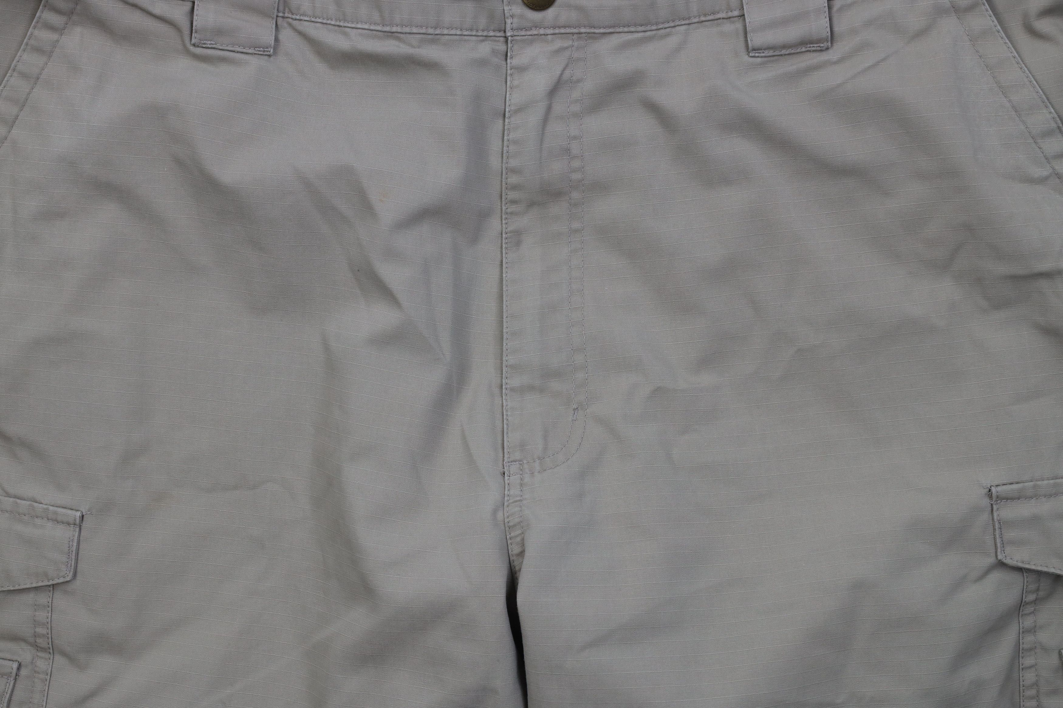 Vintage Vintage Streetwear Ripstop Uniform Cargo Shorts Beige Size US 42 / EU 58 - 3 Thumbnail
