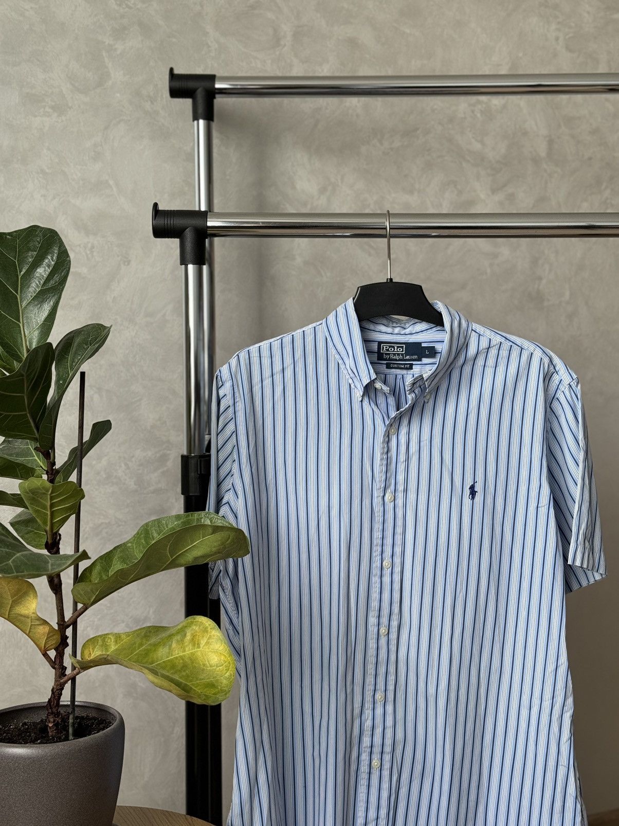 Ralph Lauren Vintage Polo Ralph Lauren Striped Classic Work Shirt Size US L / EU 52-54 / 3 - 1 Thumbnail