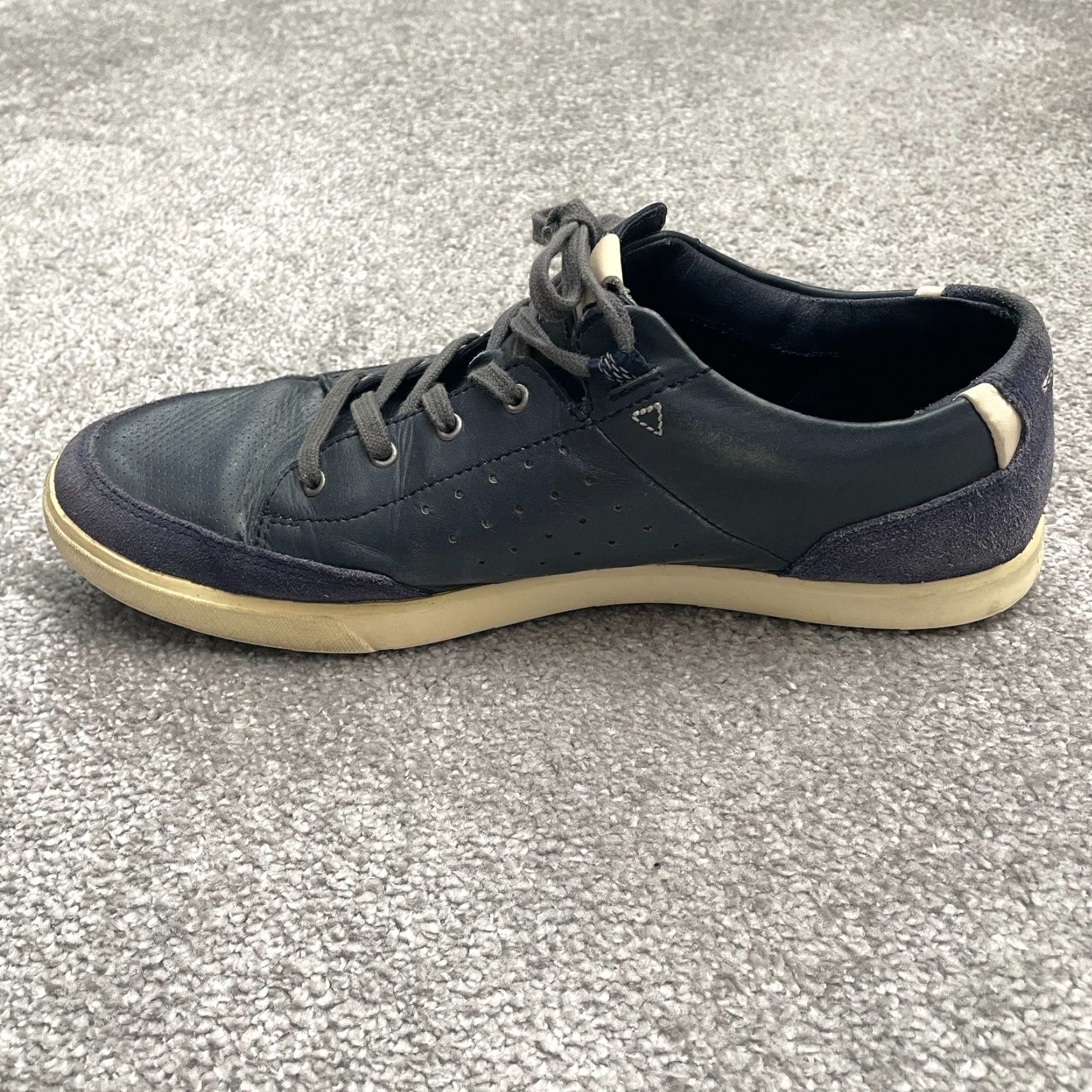 Cole Haan Cole Haan Grand OS Leather Sneaker Mens 10M Navy Blue Lace Up Low Top Size US M / EU 48-50 / 2 - 7 Thumbnail