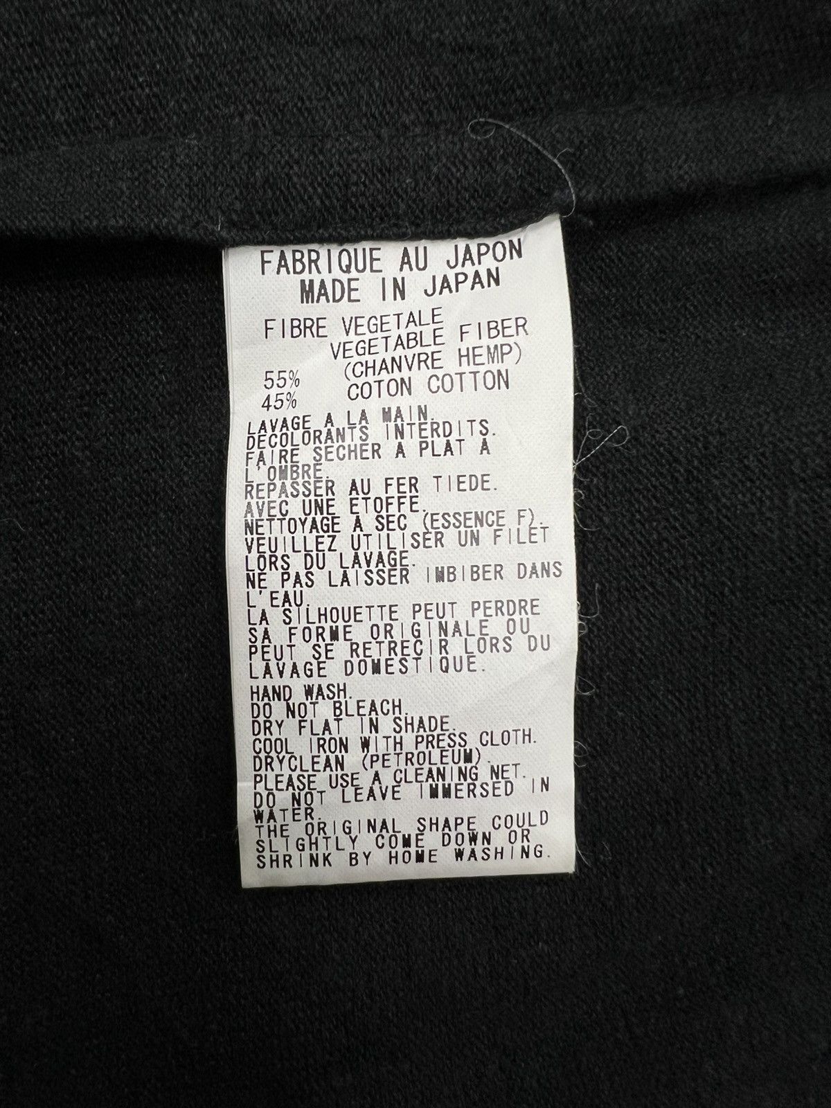 Yohji Yamamoto Y’s Yohji Yamamoto Snap Button Raw Edge Jacket Size S / US 4 / IT 40 - 9 Thumbnail