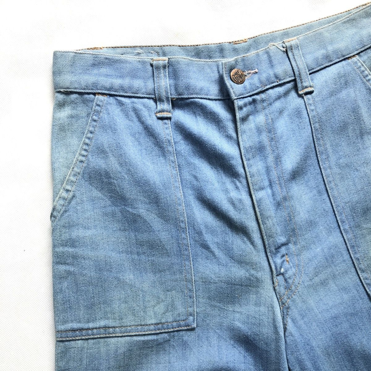 Big John × Vintage 1970s Vintage Big John Zoom Up Flare Pant Size US 29 - 6 Thumbnail