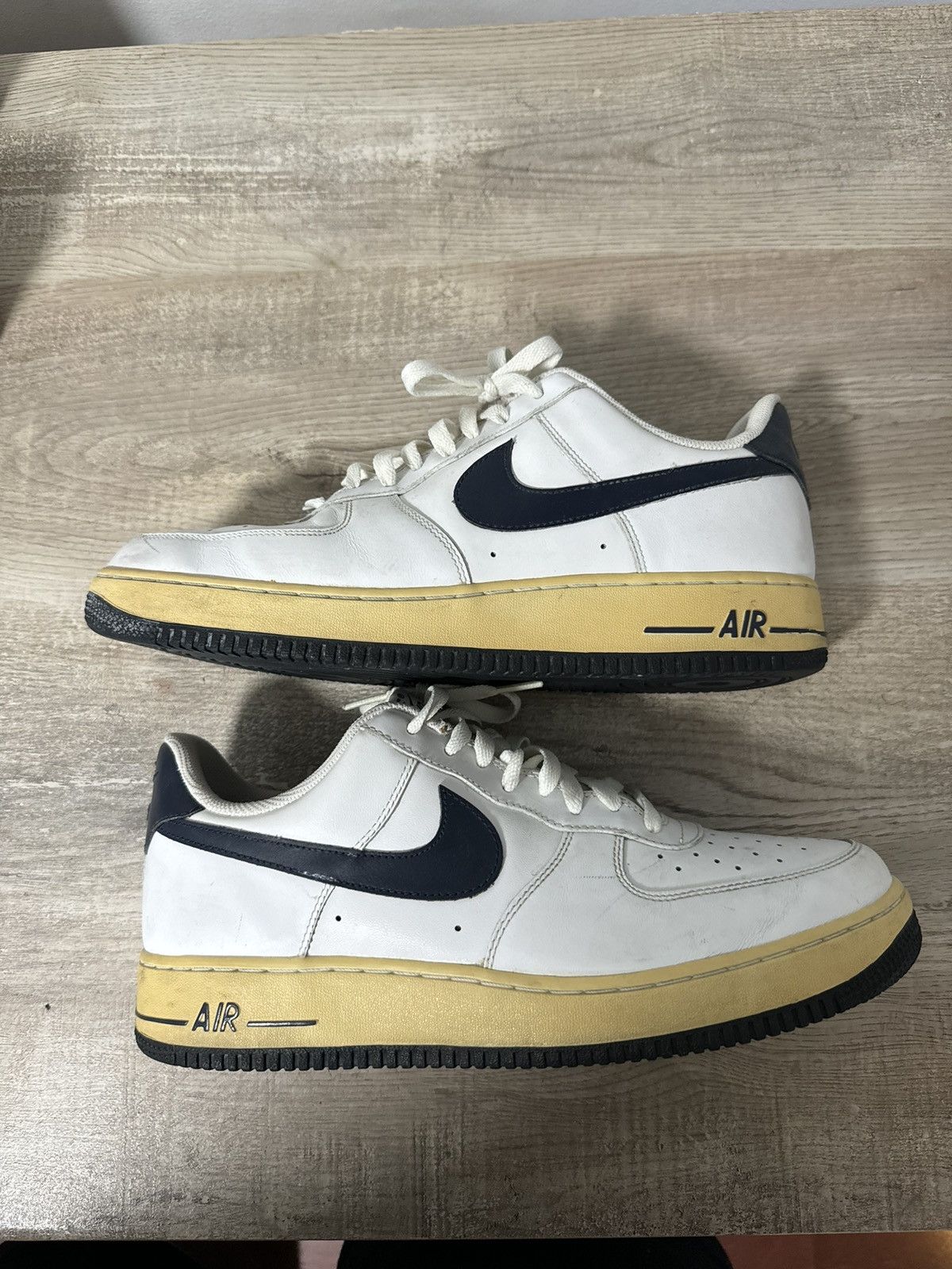 Nike Nike Air Force 1 2012 Midnight Navy Obsidian Size US 11 / EU 44 - 1 Thumbnail