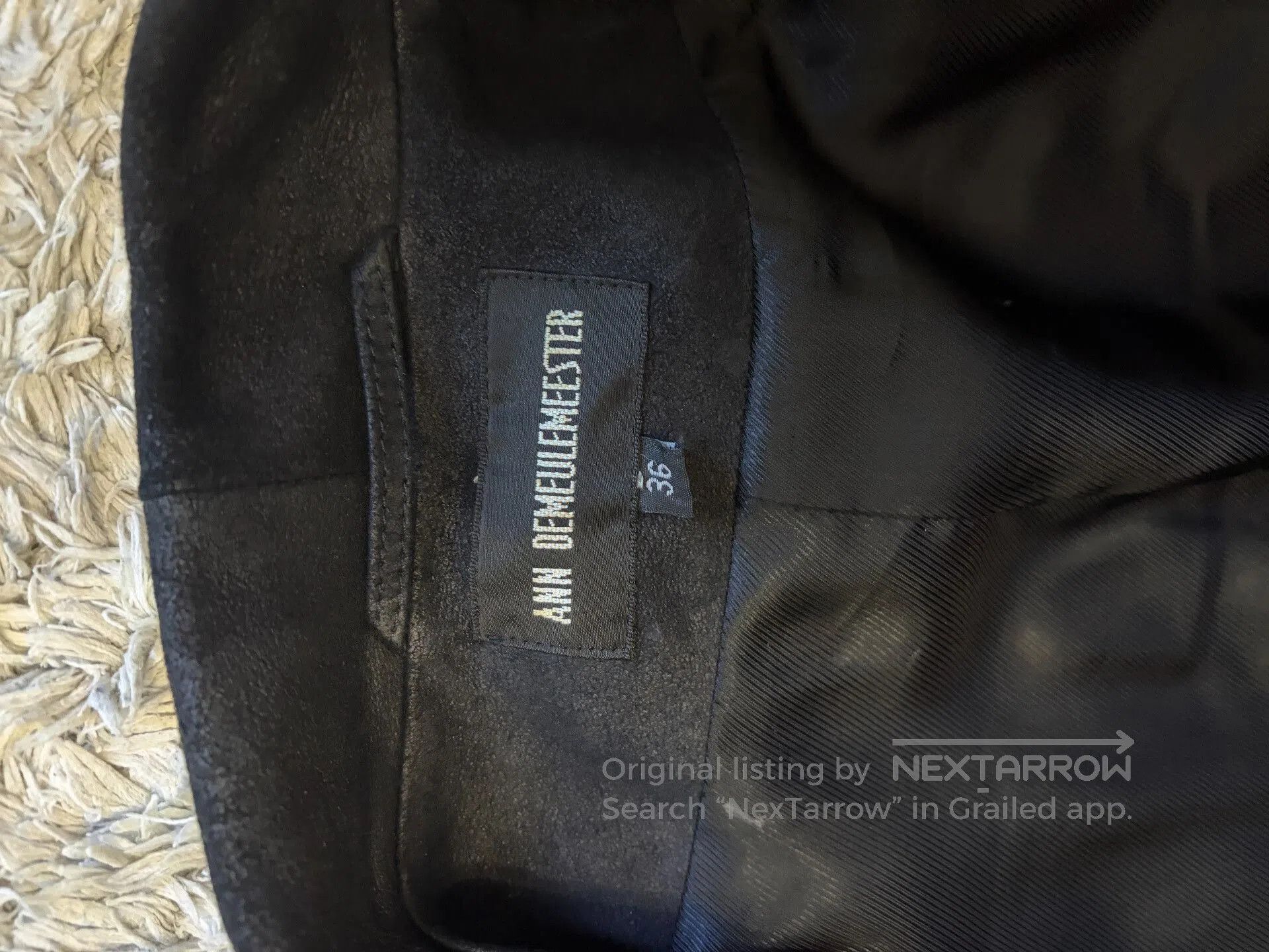 Ann Demeulemeester Ann Demeulemeester Leather Jacket Size 36. Size XS / US 0-2 / IT 36-38 - 8 Thumbnail