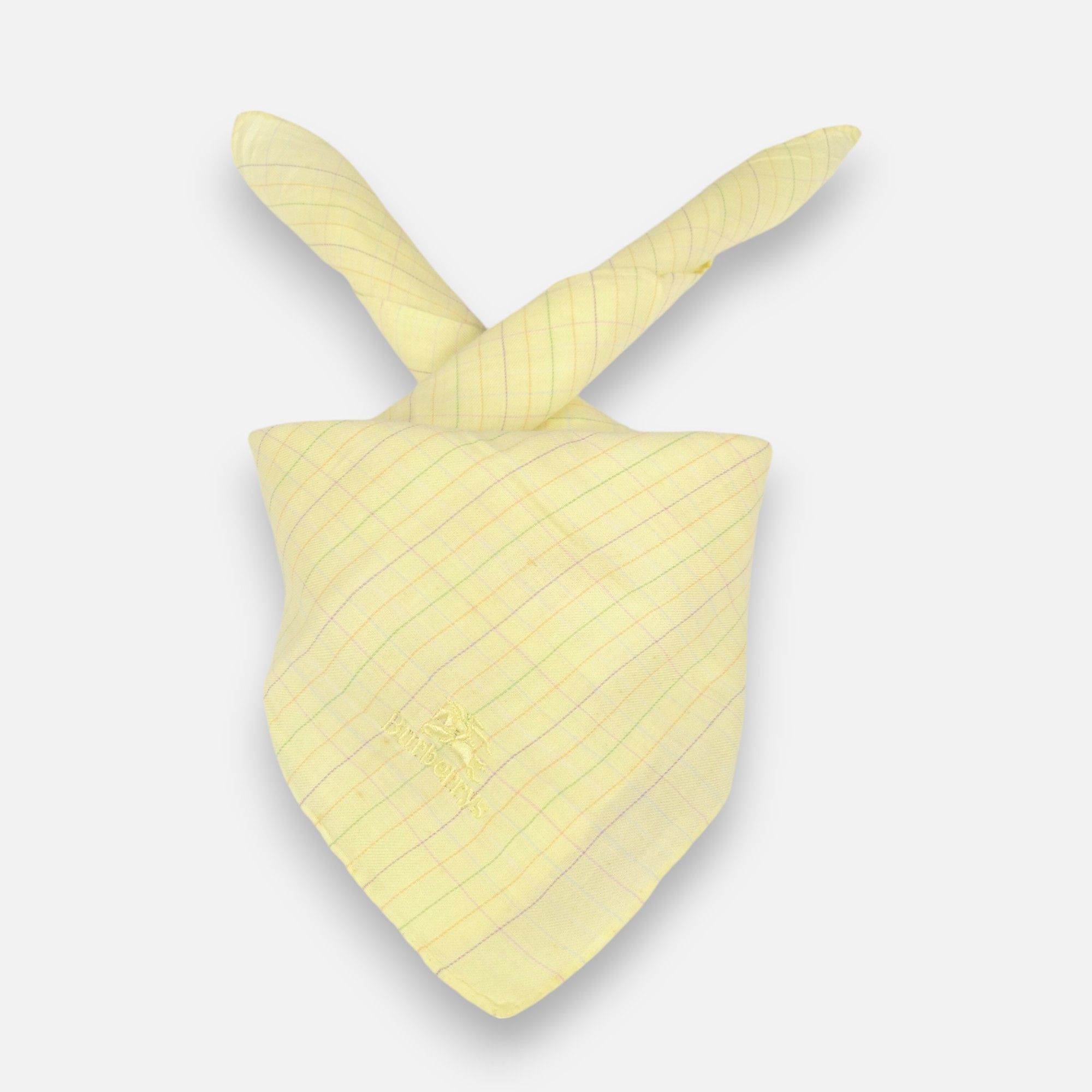 Vintage Vintage Burberry Handkerchief Pocket Square Bandana Size ONE SIZE - 1 Thumbnail