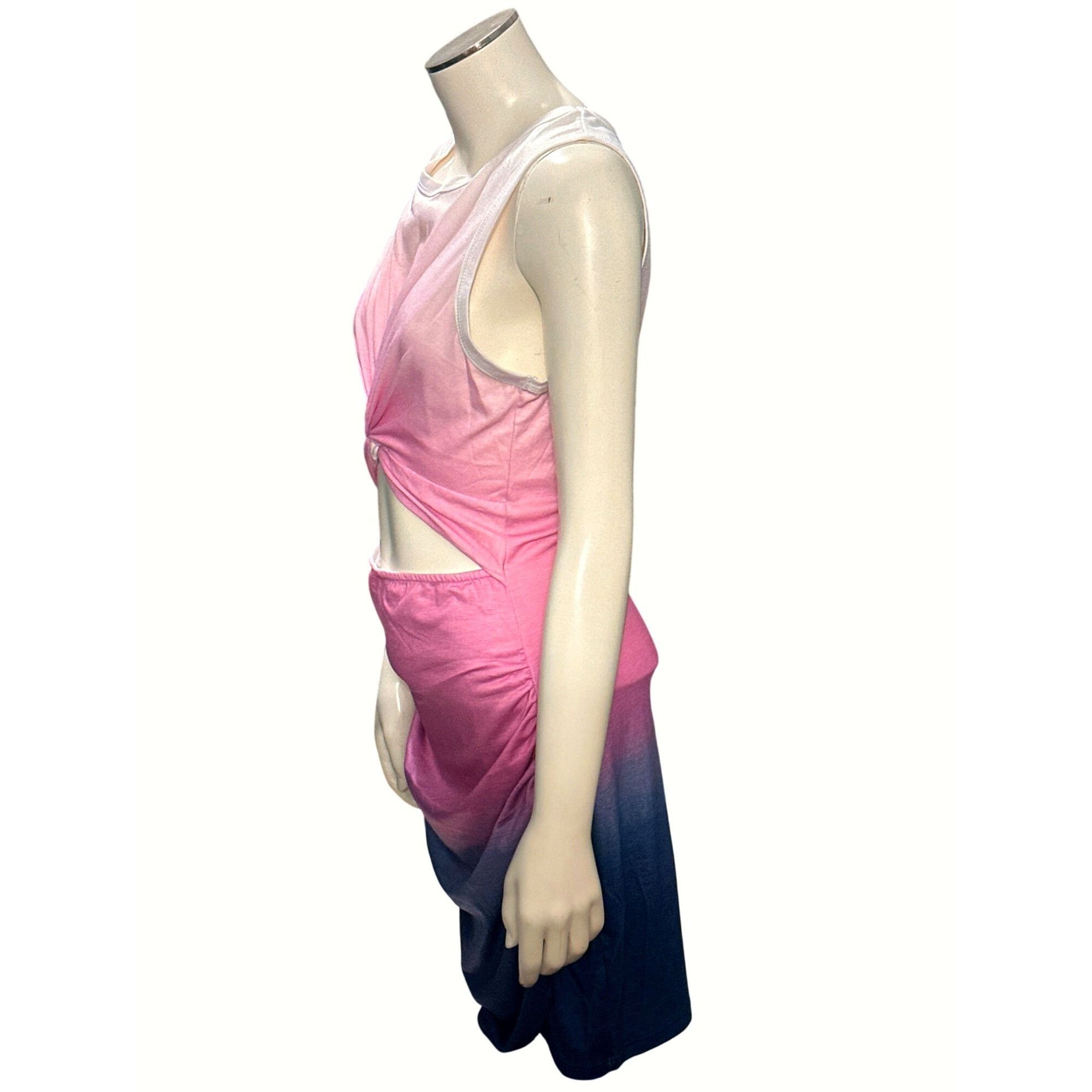 Other CCC Sleeveless Ombre Knot Front Cutout Bodycon Dress Small P Size S / US 4 / IT 40 - 2 Thumbnail