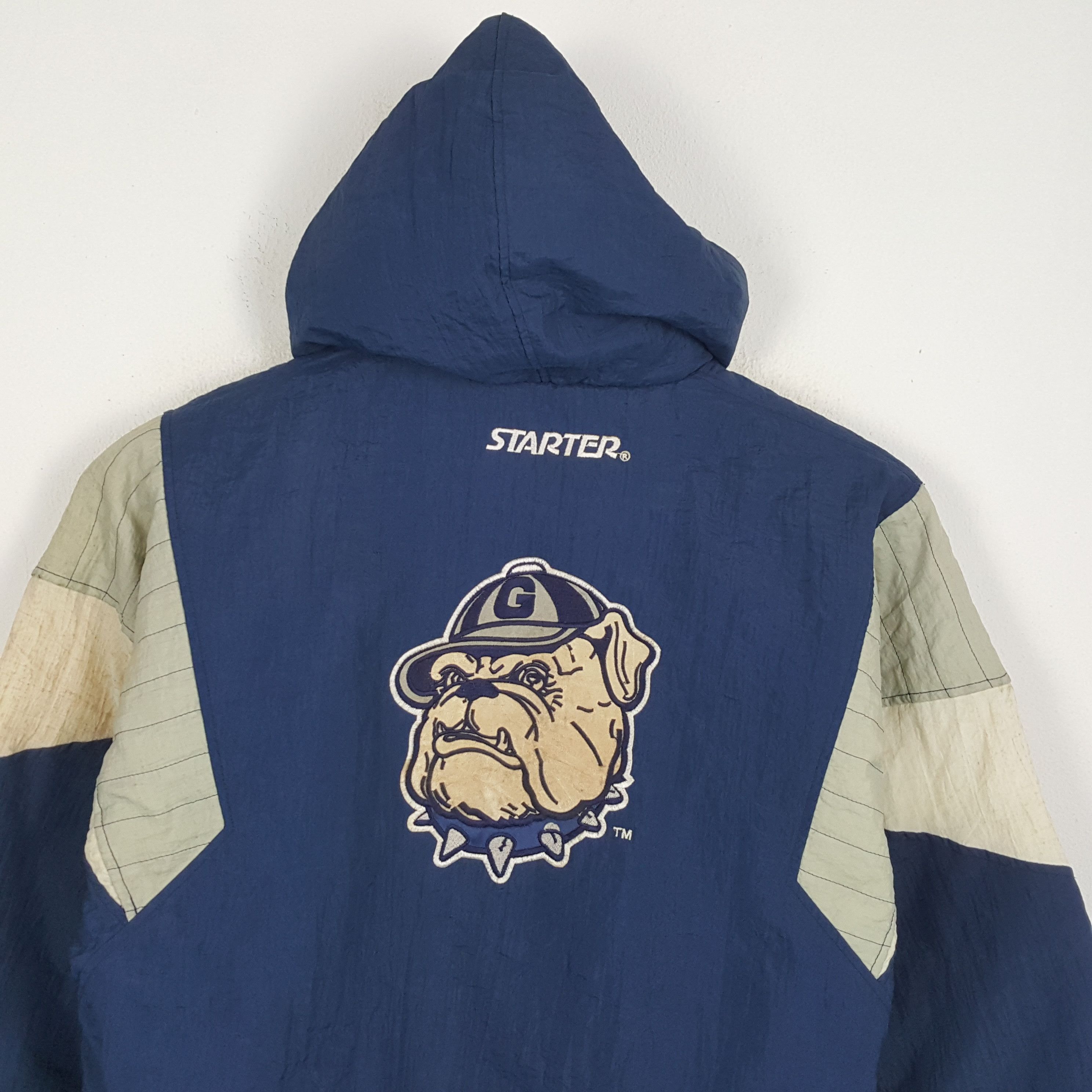 NFL × Starter × Vintage Vintage STARTER GEORGETOWN HOYAS America Football NFL Jacket Size US L / EU 52-54 / 3 - 2 Thumbnail