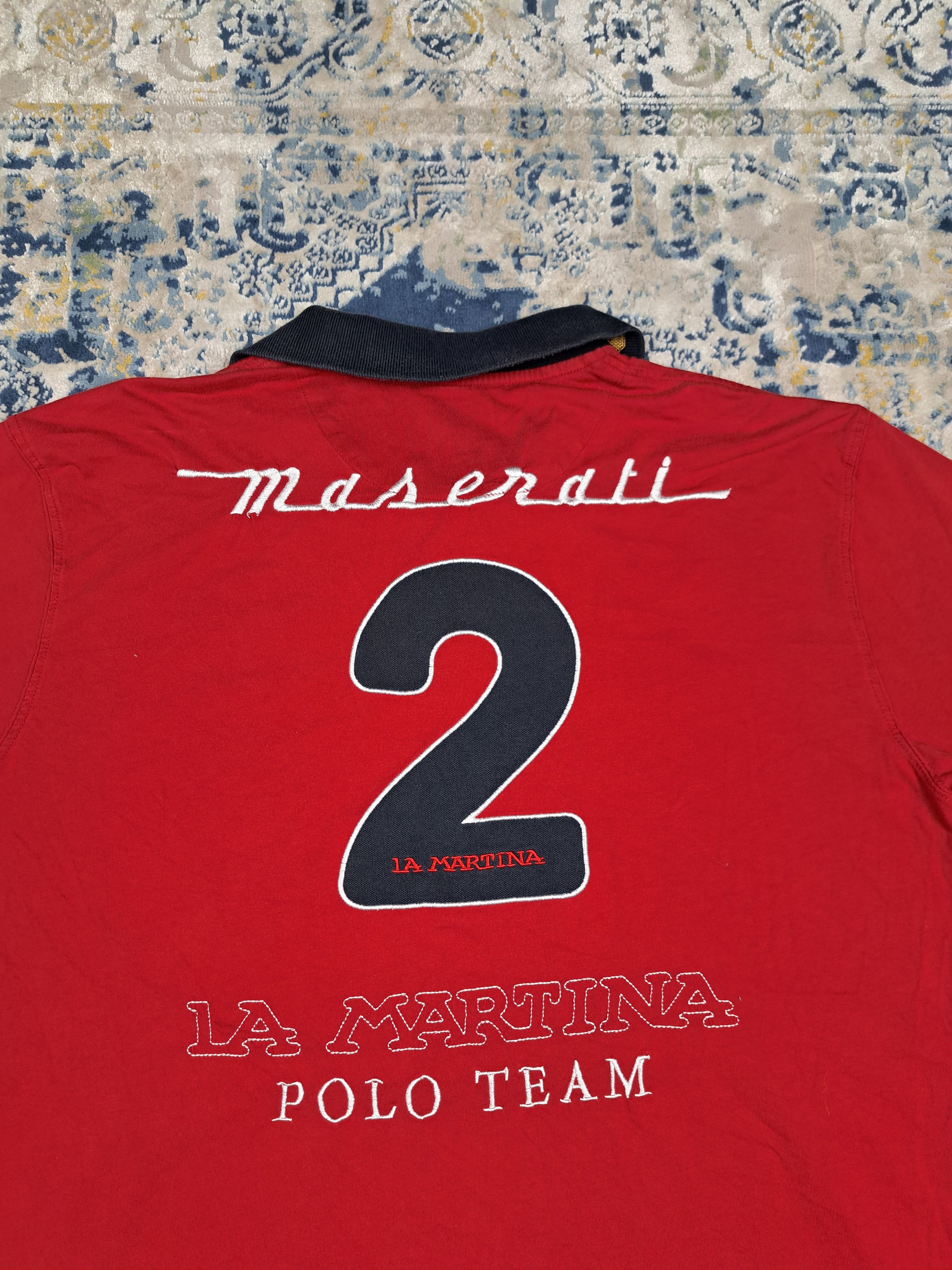 La Martina La Martina Maserati y2k Polo Shirt Luxury Car Drip Drain Size US XXL / EU 58 / 5 - 5 Thumbnail