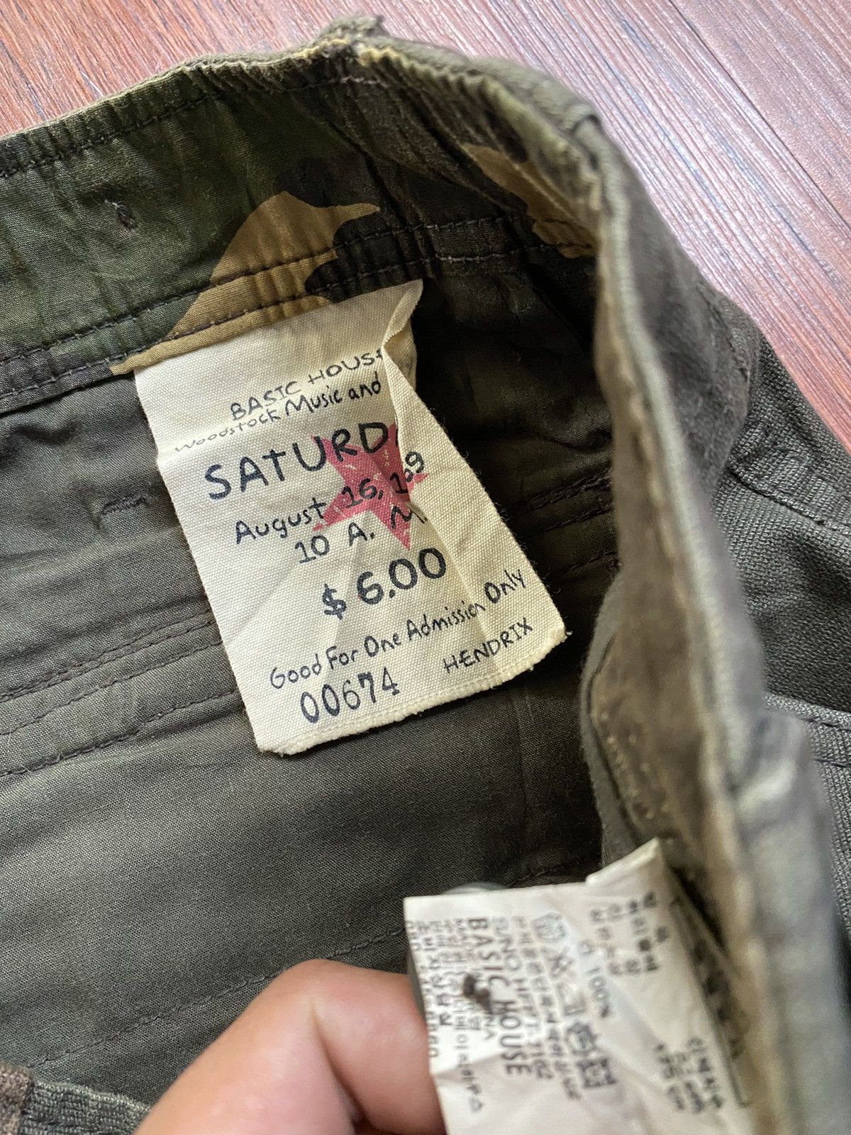 Jimi Hendrix Hendrix Baggy Cargo Pants Size US 33 - 3 Thumbnail