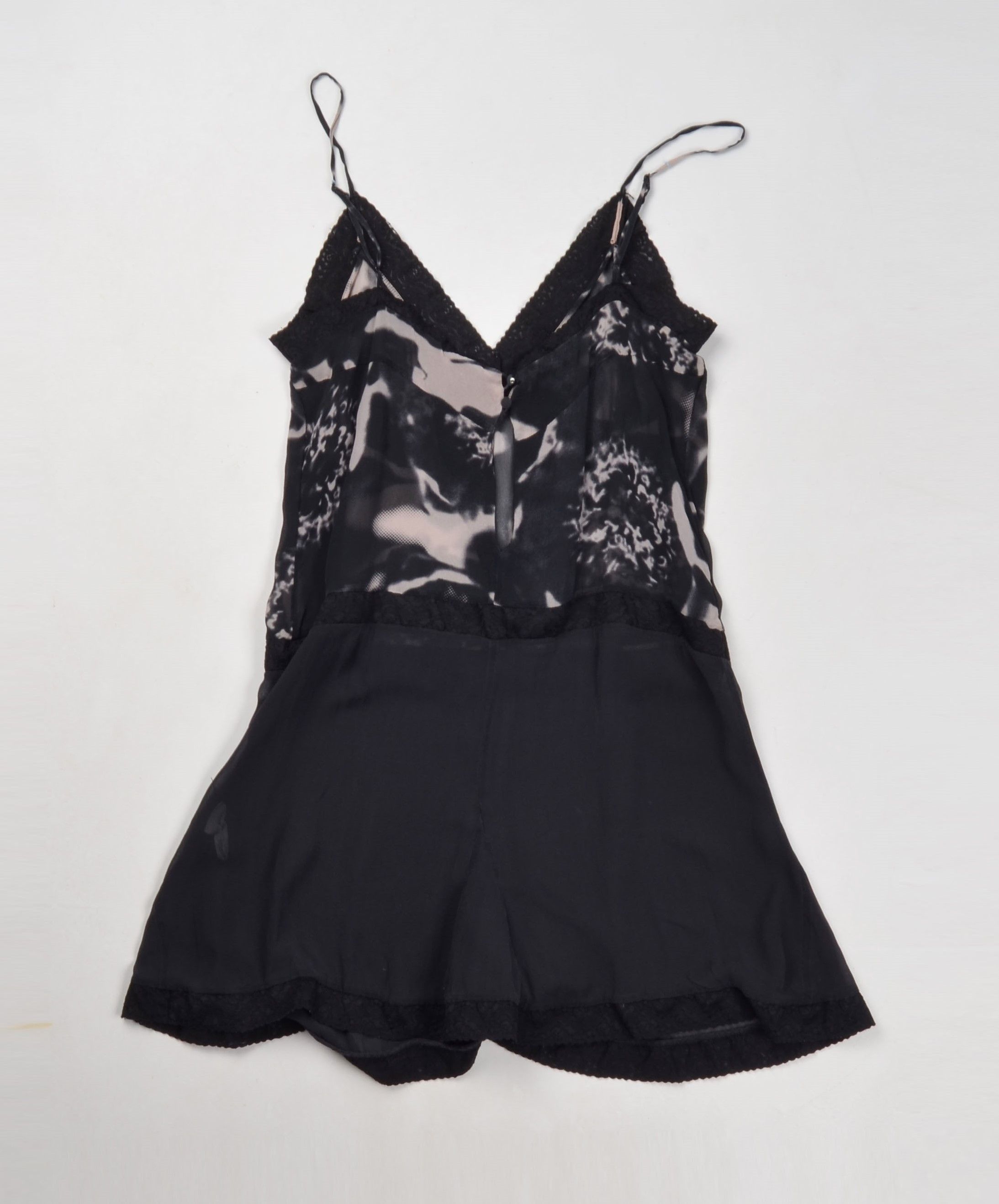 Karl Lagerfeld Karl Lagerfeld for H&M Silk Sheer Cami Coquette Dress Size XL / US 12-14 / IT 48-50 - 11 Thumbnail