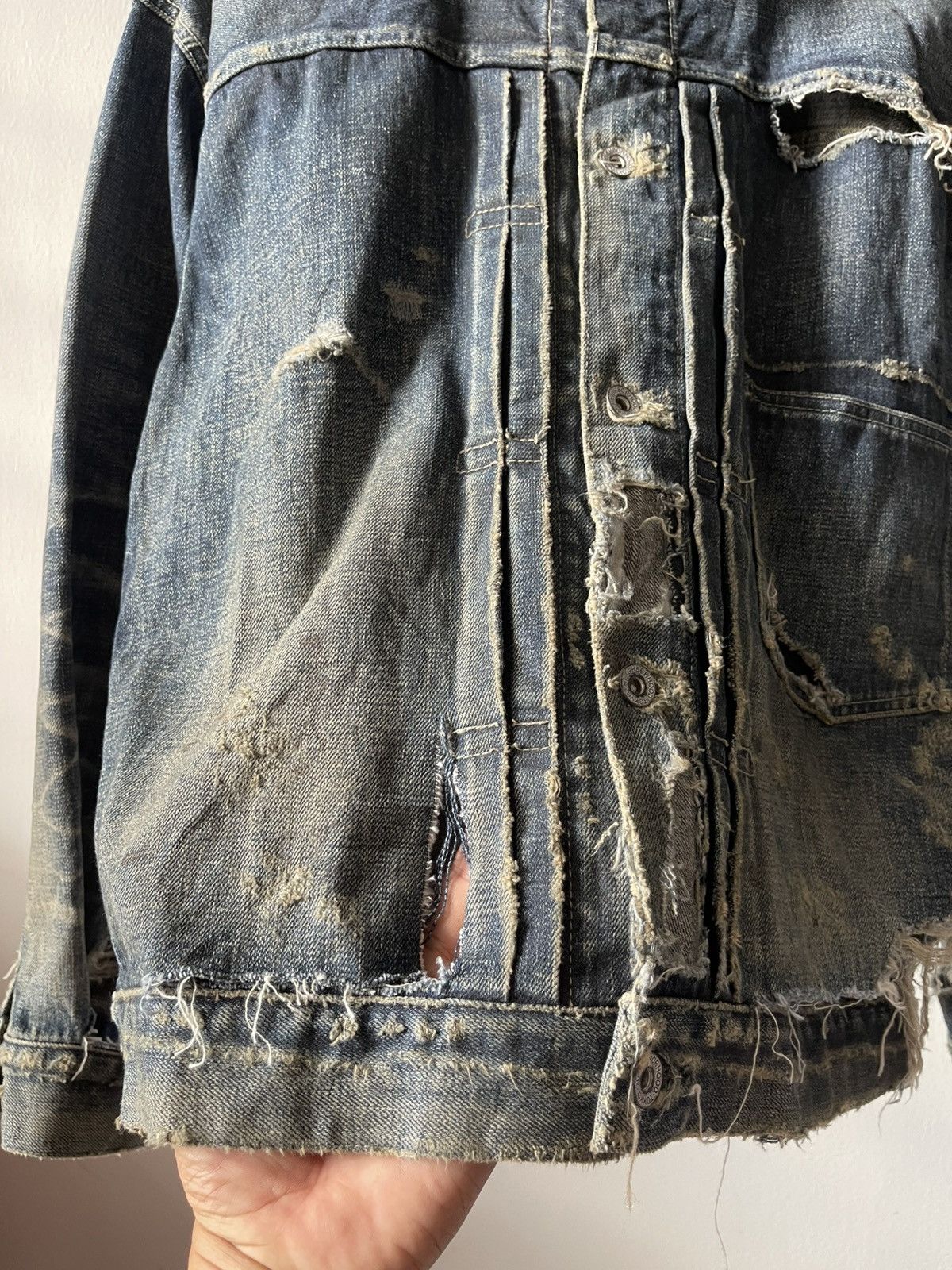 Neighborhood Sample Neighborhood Savage Type-1 Denim Jacket C1 Size US XL / EU 56 / 4 - 7 Thumbnail