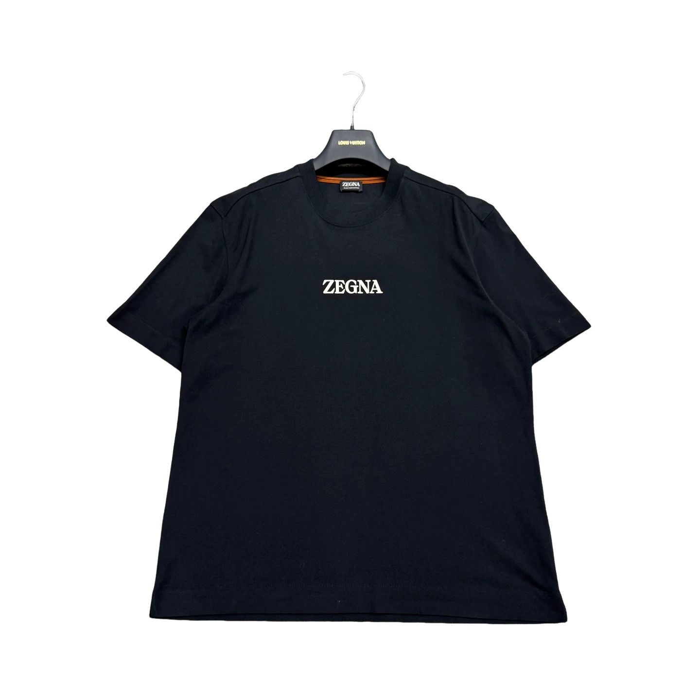 Z Zegna Zegna Logo Print Cotton T-Shirt Size 50 Size US M / EU 48-50 / 2 - 1 Thumbnail