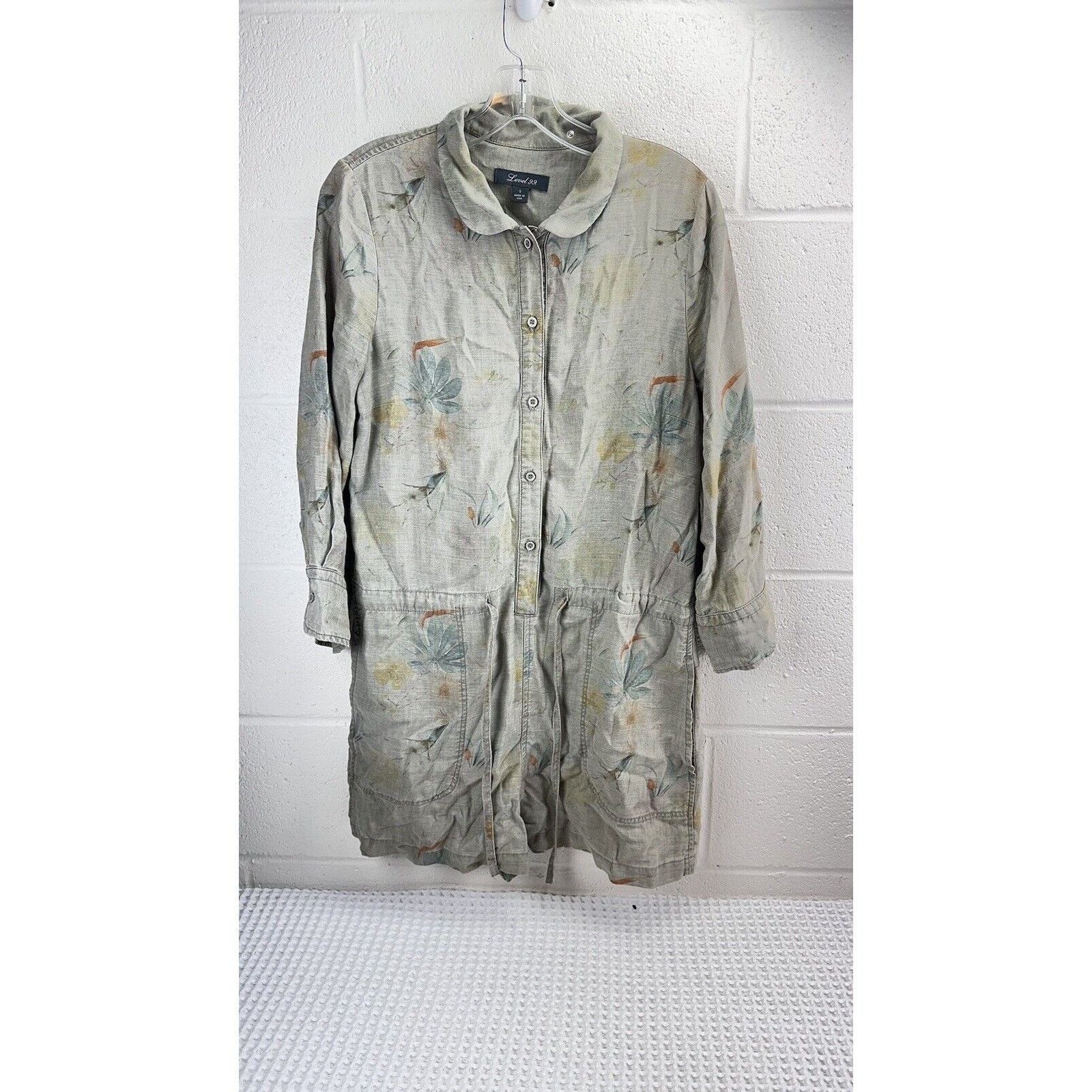 Anthropologie Anthropologie Level 99 light Green Floral romper Jumpsuit S Size 27" / US 4 / IT 40 - 6 Thumbnail