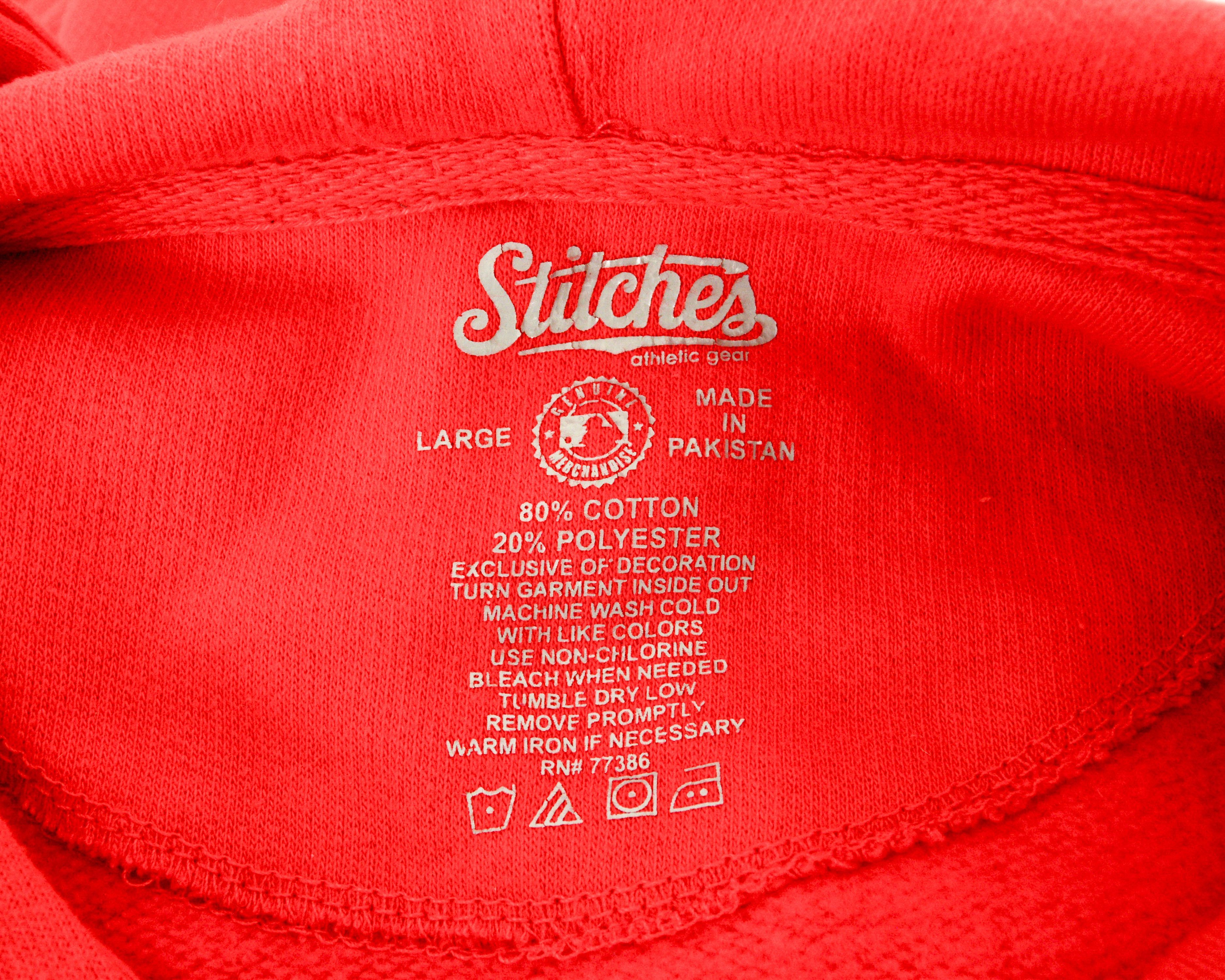 MLB Philadelphia Phillies Stitches Men L Hoodie Sweatshirt Red Size US L / EU 52-54 / 3 - 6 Thumbnail