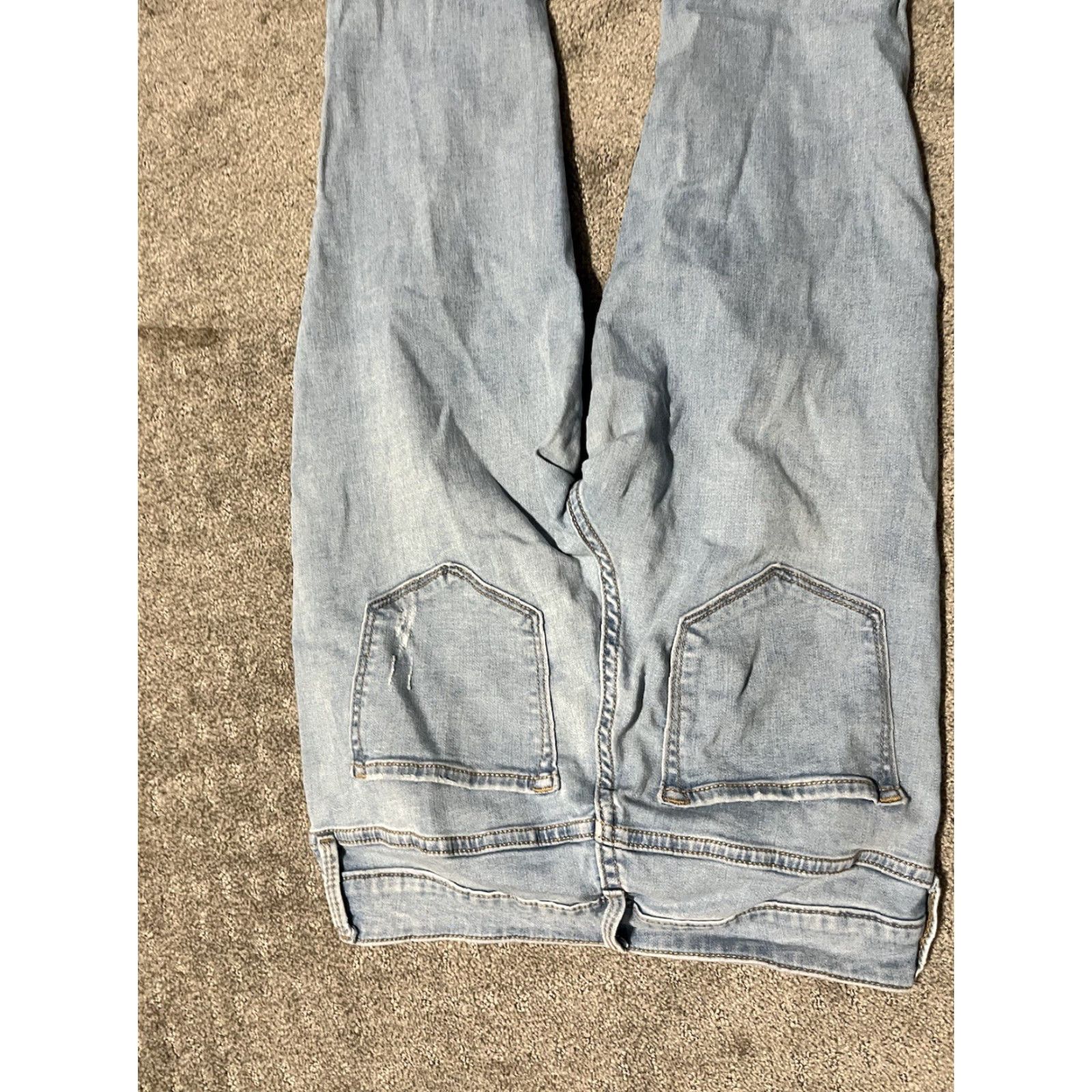 Old Navy Old Navy Rockstar Super Skinny Jeans Womens 4 Blue Regular Size 27" / US 4 / IT 40 - 4 Thumbnail