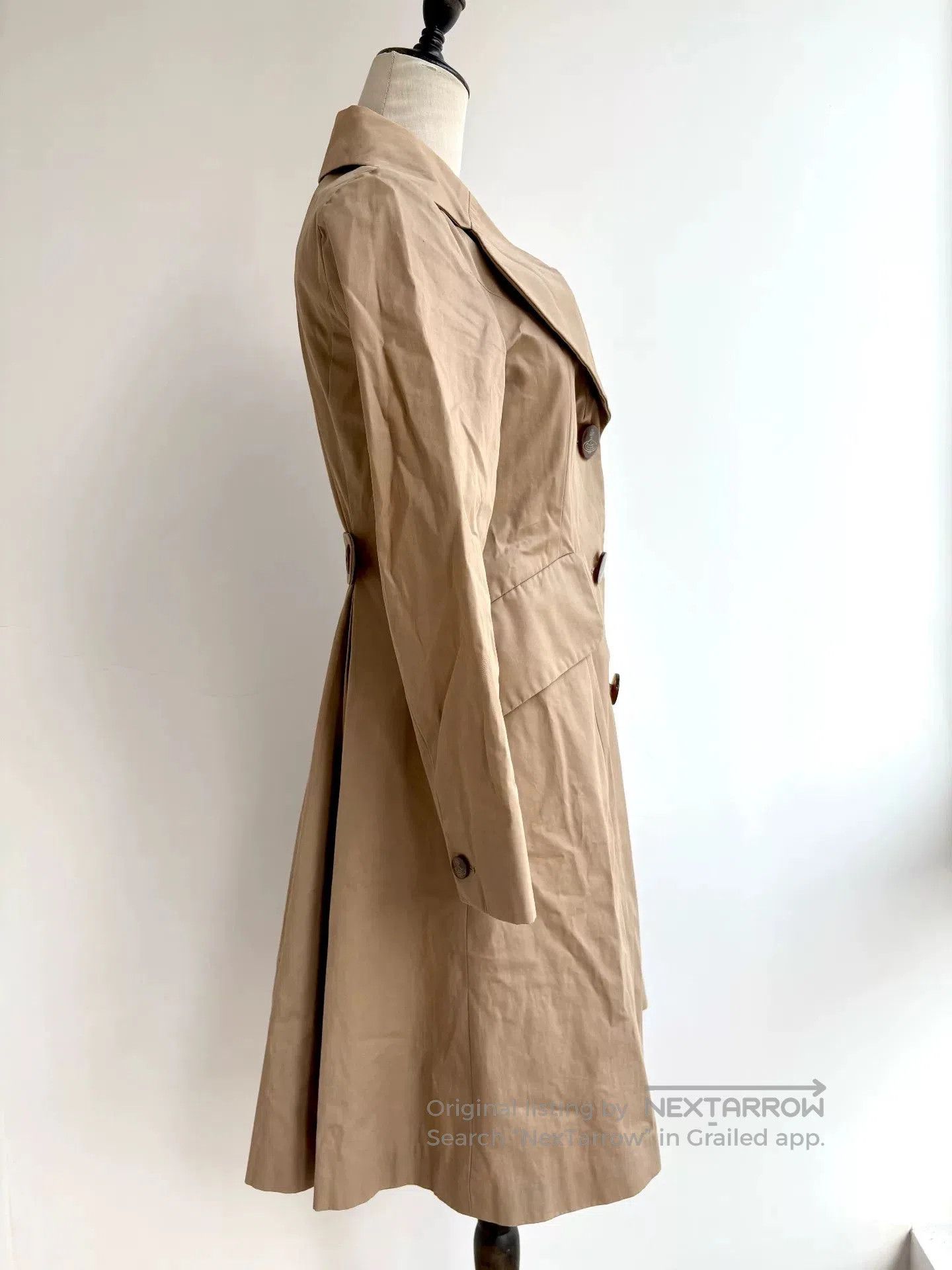 Vivienne Westwood vivienne westwood heart collar khaki trench coat. Size XL / US 12-14 / IT 48-50 - 3 Thumbnail