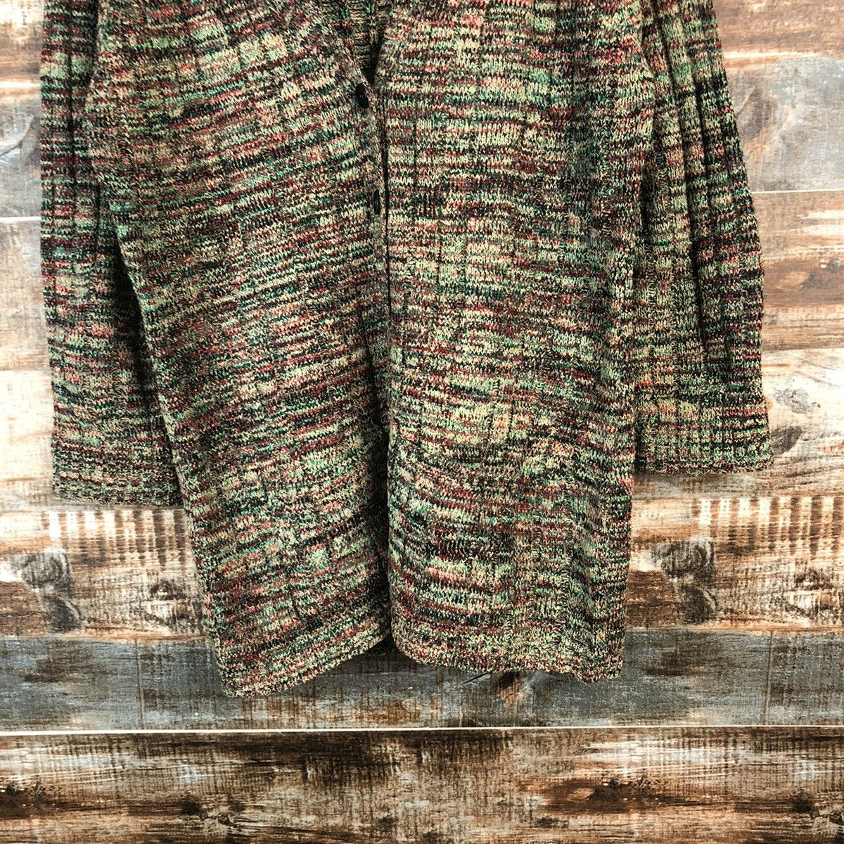 Other DL Knit japan vintage Green Cardigan Knitwear #C688 Size M / US 6-8 / IT 42-44 - 6 Thumbnail