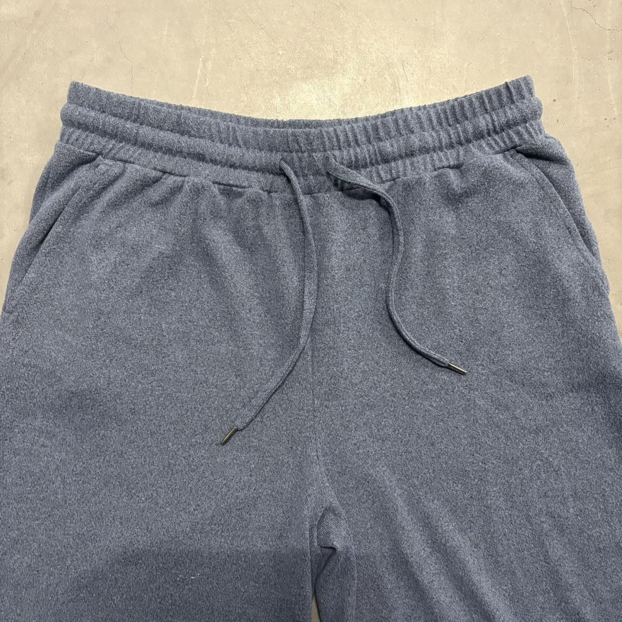 Vintage Crazy Vintage Y2K/2009s Super Baggy Wideleg Short Blue Sweatpants! Size US 34 / EU 50 - 3 Thumbnail