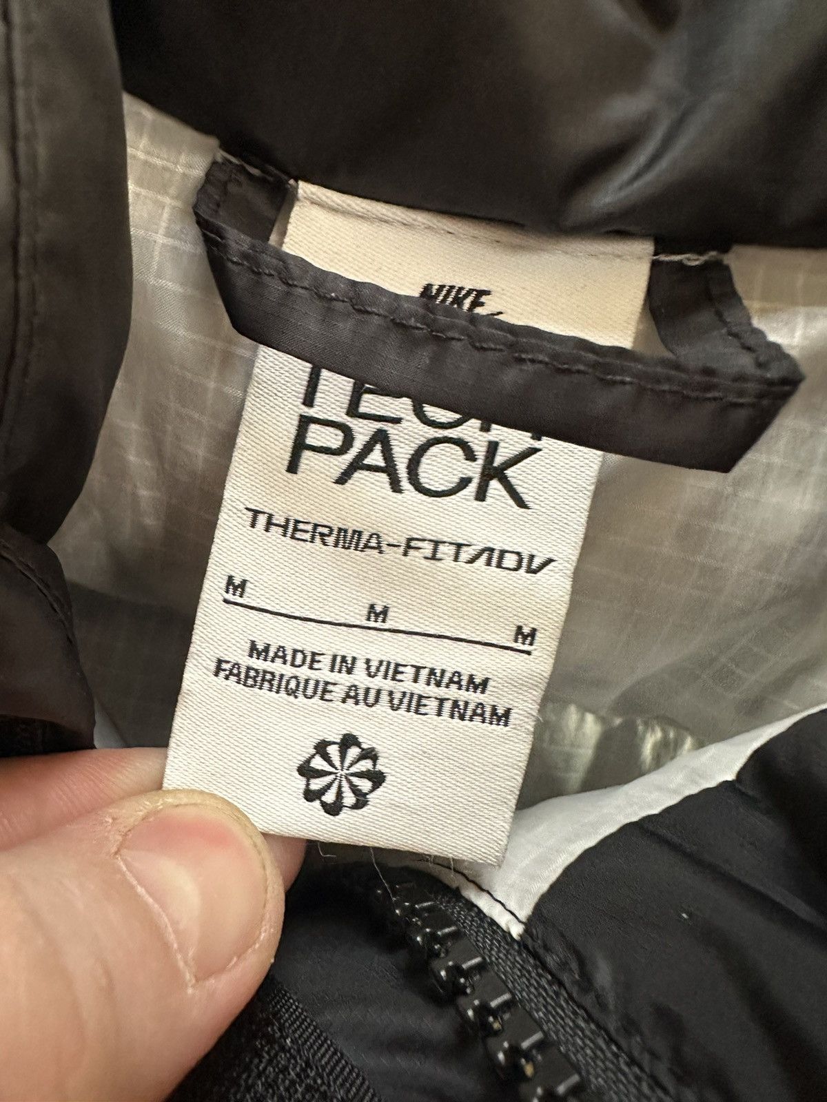 Nike × Vintage Nike tech pack vest size M-L oversized rare black drill Size US M / EU 48-50 / 2 - 6 Thumbnail