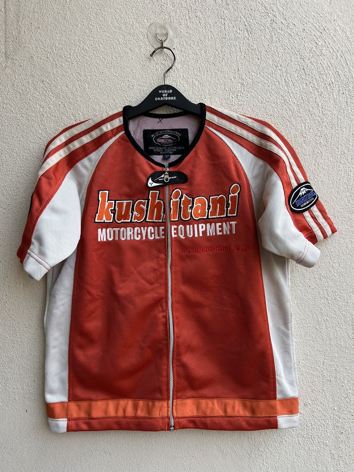 Japanese Brand × Sports Specialties Vintage 2002 KUSHITANI Racing Specialist Mesh Jacket Shirt Size US L / EU 52-54 / 3 - 24 Thumbnail
