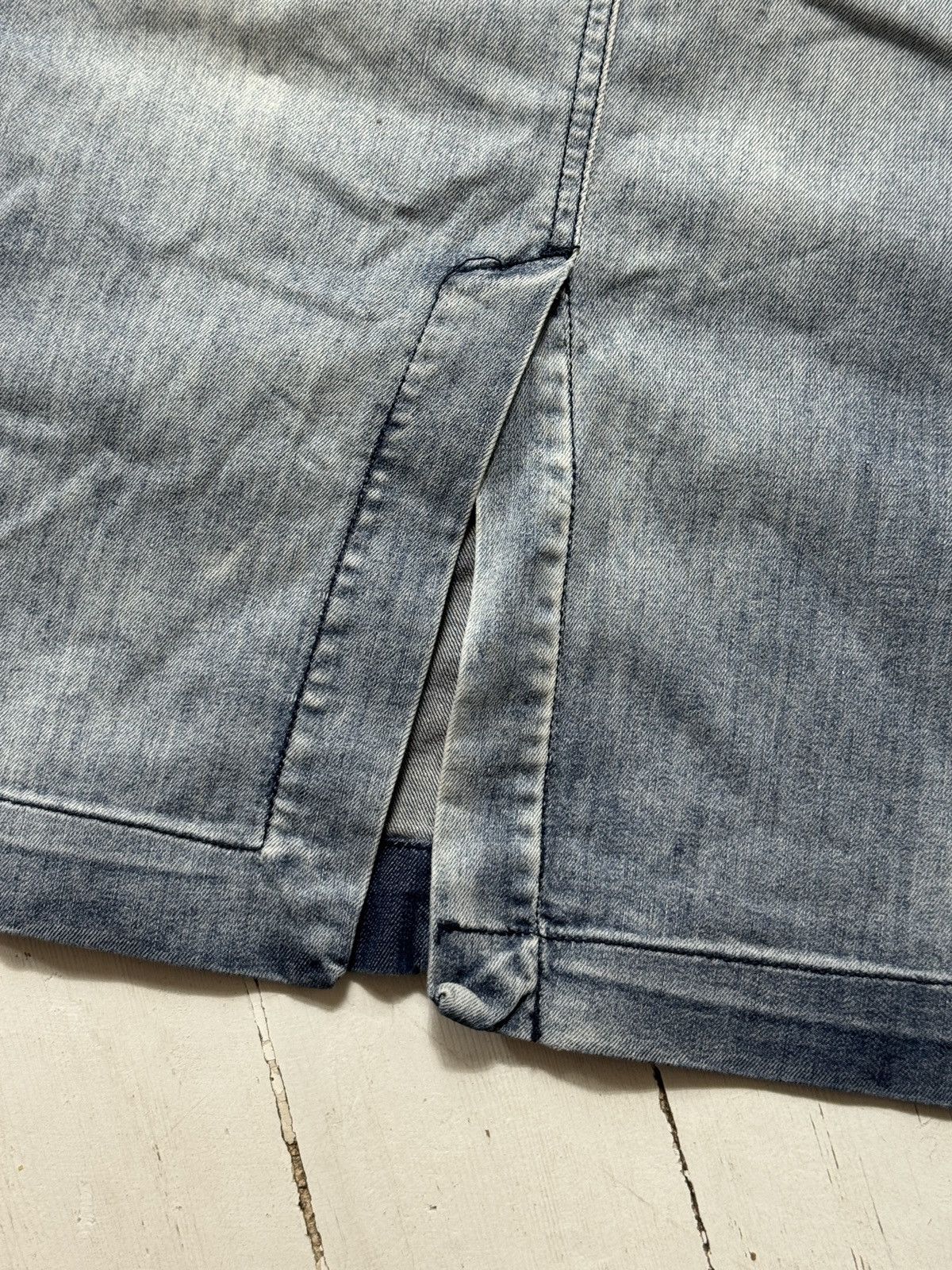 Dolce & Gabbana VINTAGE DOLCE&GABBANA 2000s MIDI DENIM SKIRT Size 29" - 7 Thumbnail