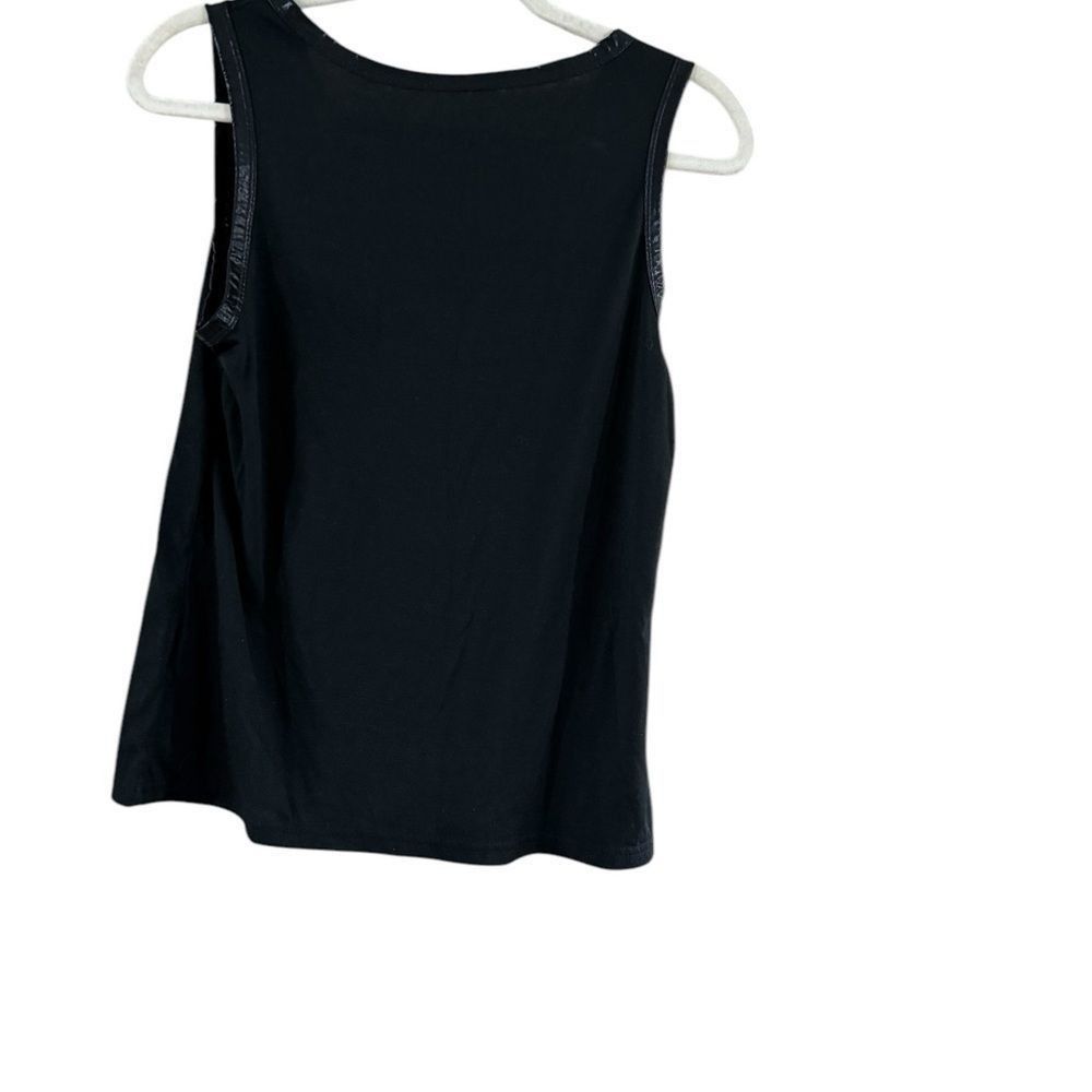 Shein Black Sleeveless V-Neck Top Size S / US 4 / IT 40 - 5 Thumbnail