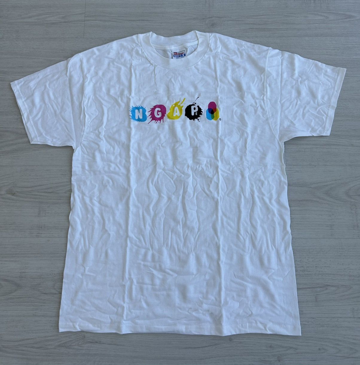 Bape VERY RARE OG 1998 A BATHING APE X NGAP TEE Size US L / EU 52-54 / 3 - 3 Thumbnail