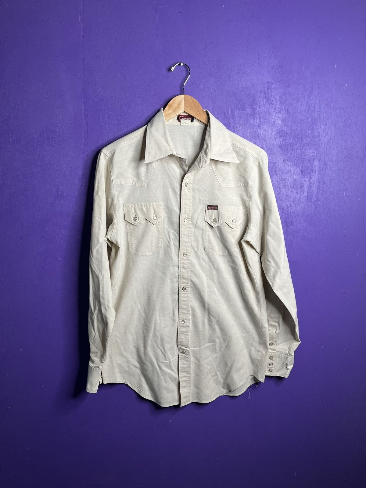 Vintage Vintage 80s Country brand pearl snap shirt Size US L / EU 52-54 / 3 - 1 Thumbnail
